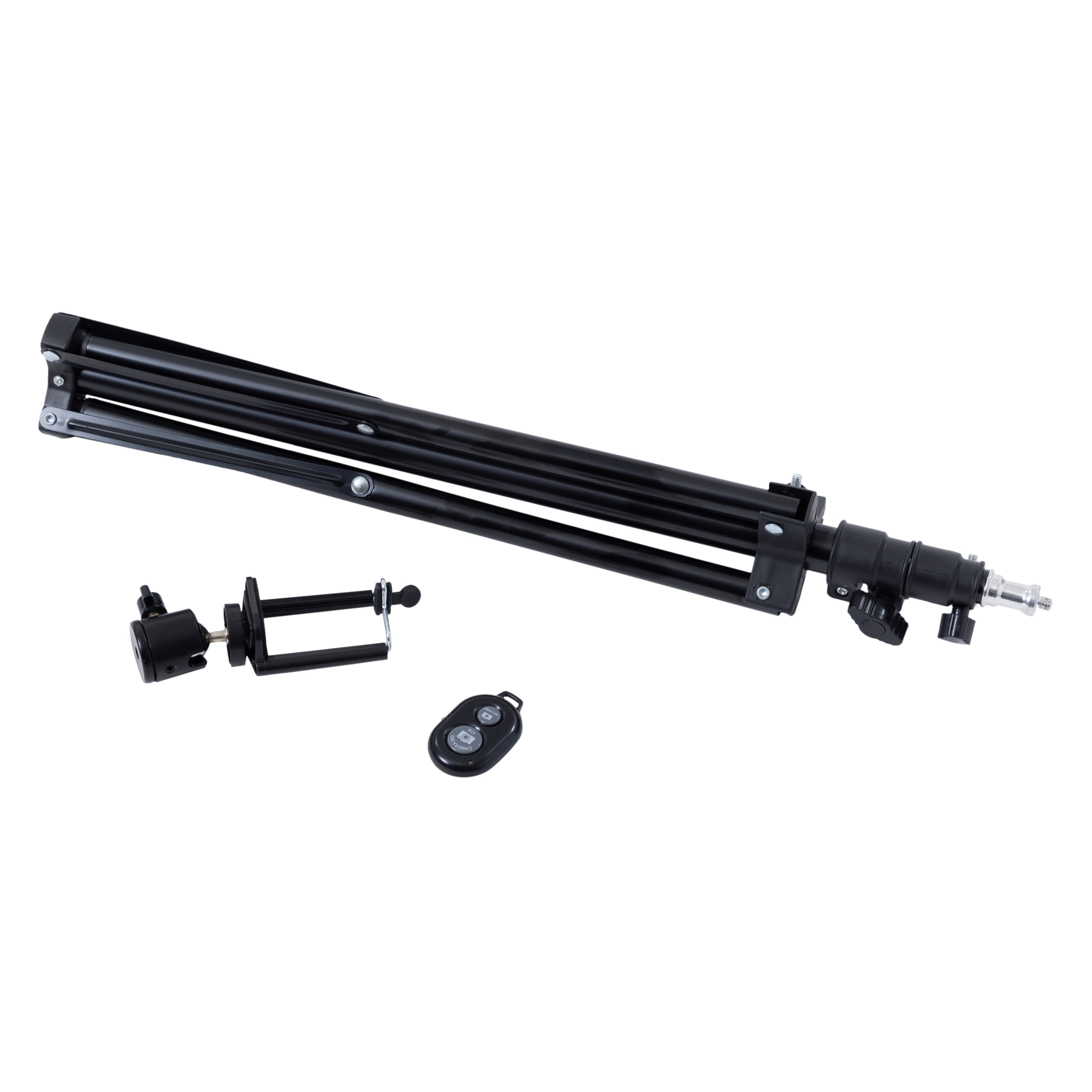 4ft Extendable Tripod With Smartphone Mount & Remote