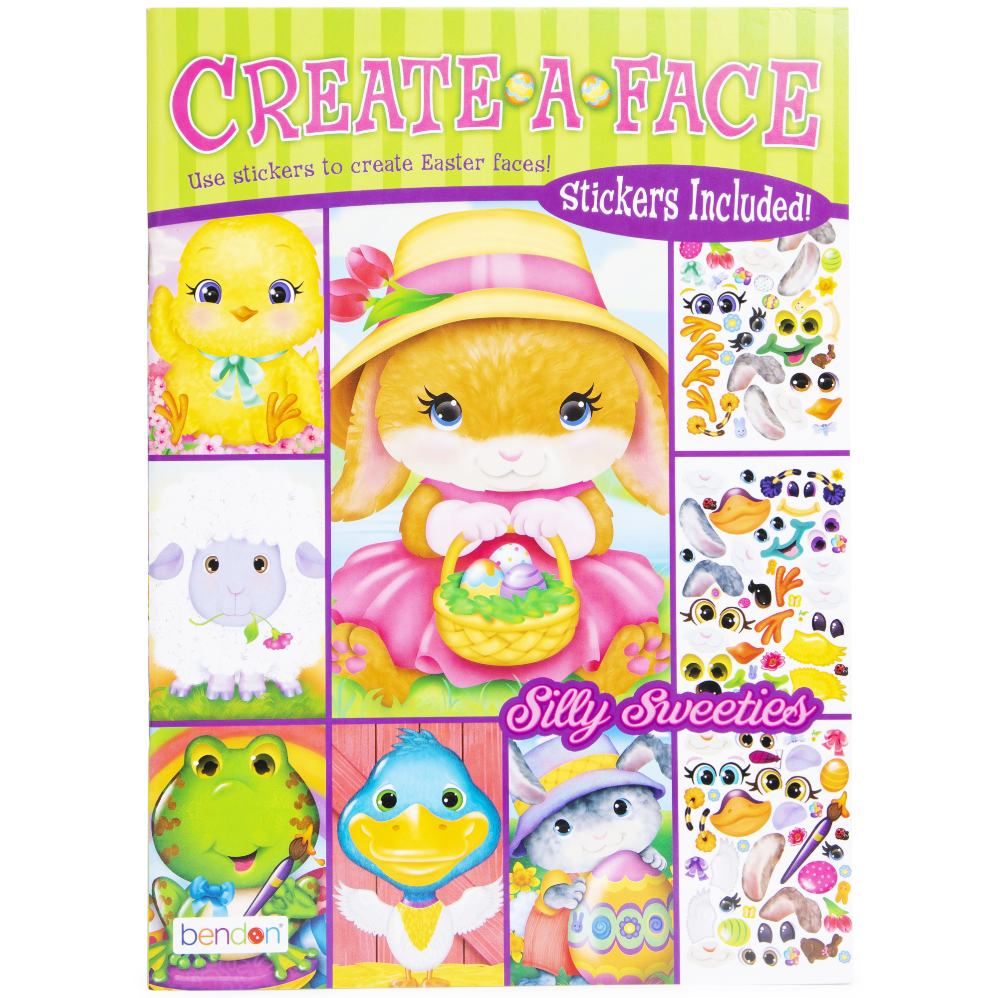 Create-A-Face Easter Sticker Book
