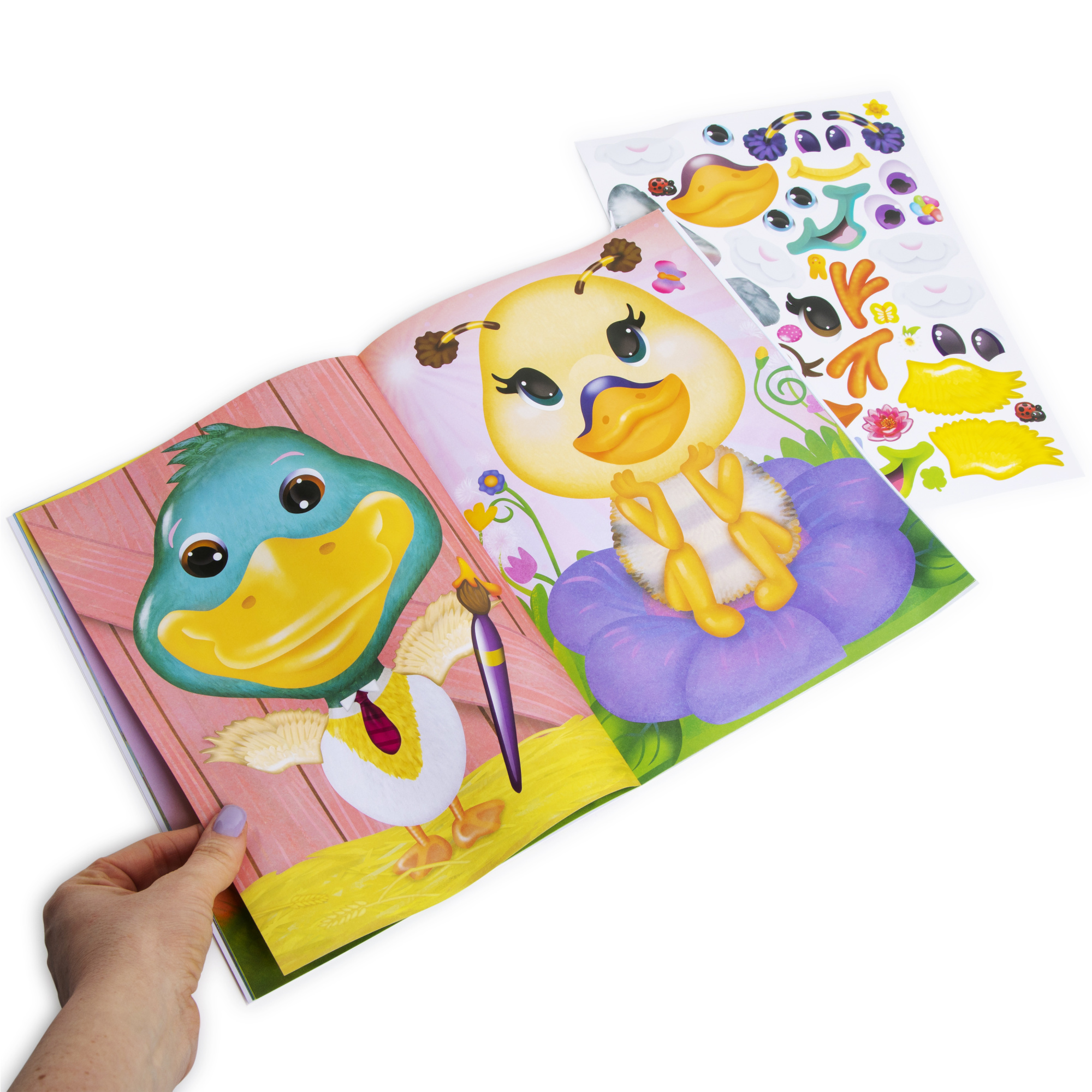 Create-A-Face Easter Sticker Book