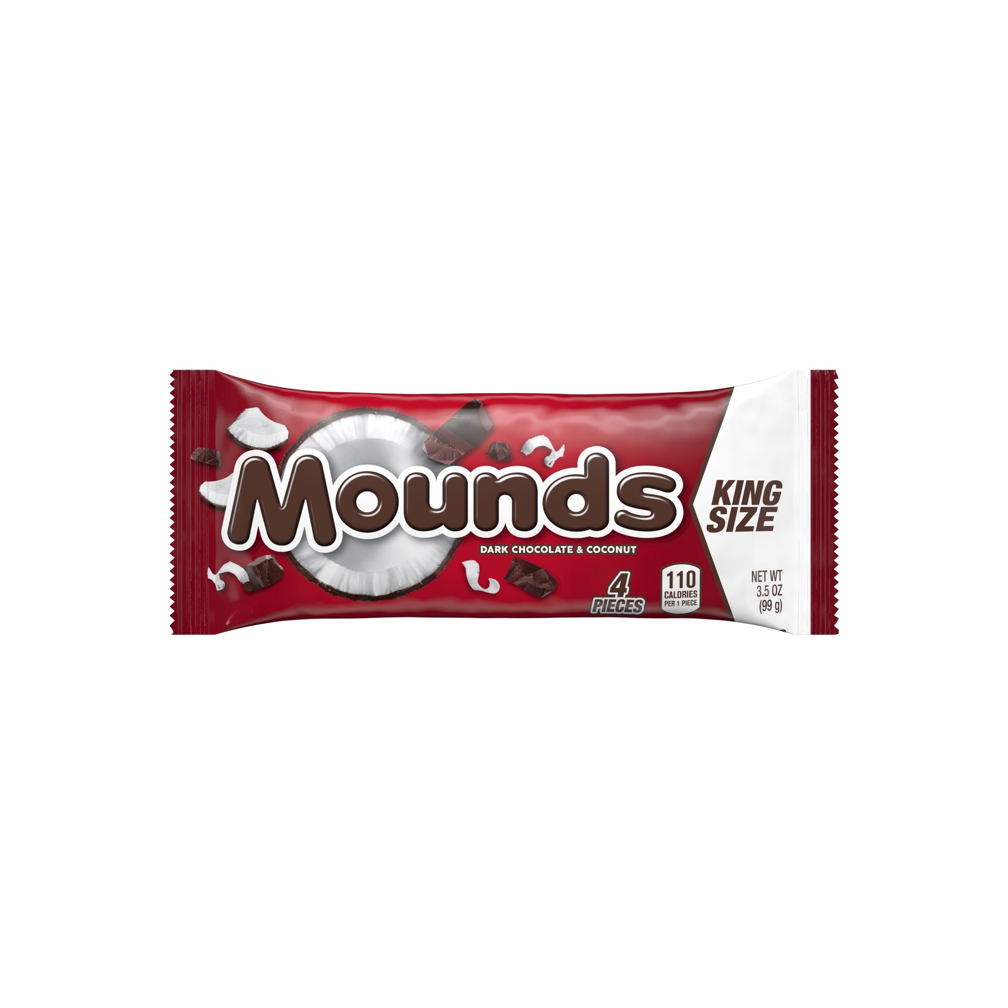 Mounds Dark Chocolate & Coconut King Size Candy Bar 3.5oz