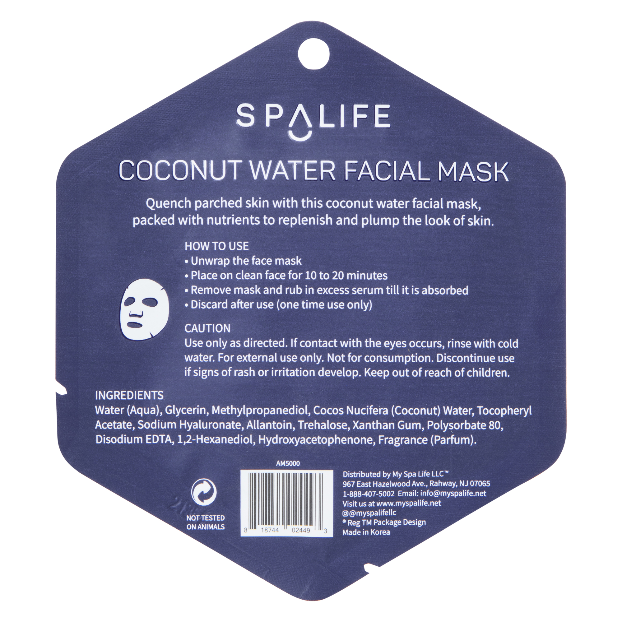 Hydrate Coconut Water Facial Sheet Mask