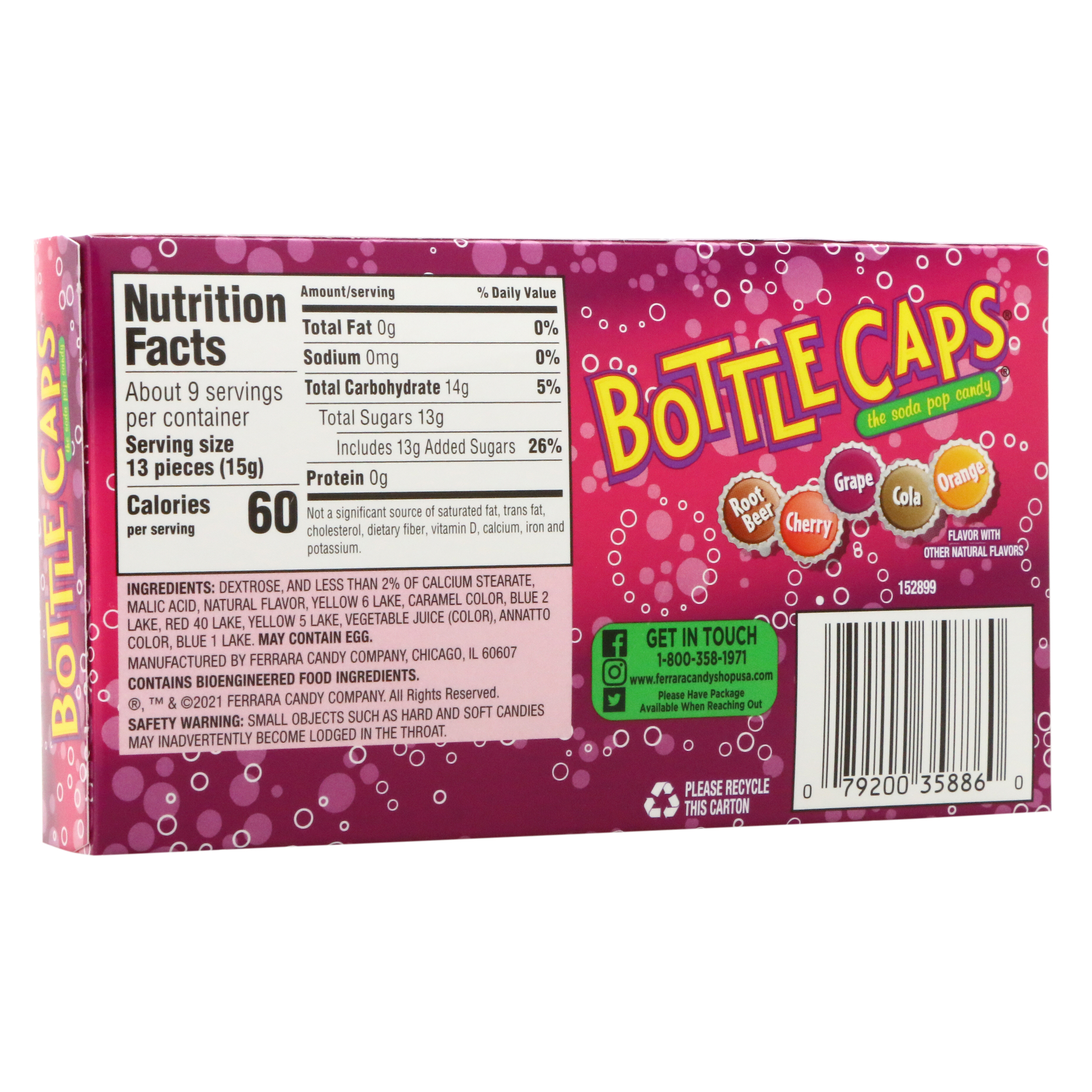 Bottle Caps® Candy 3.5oz