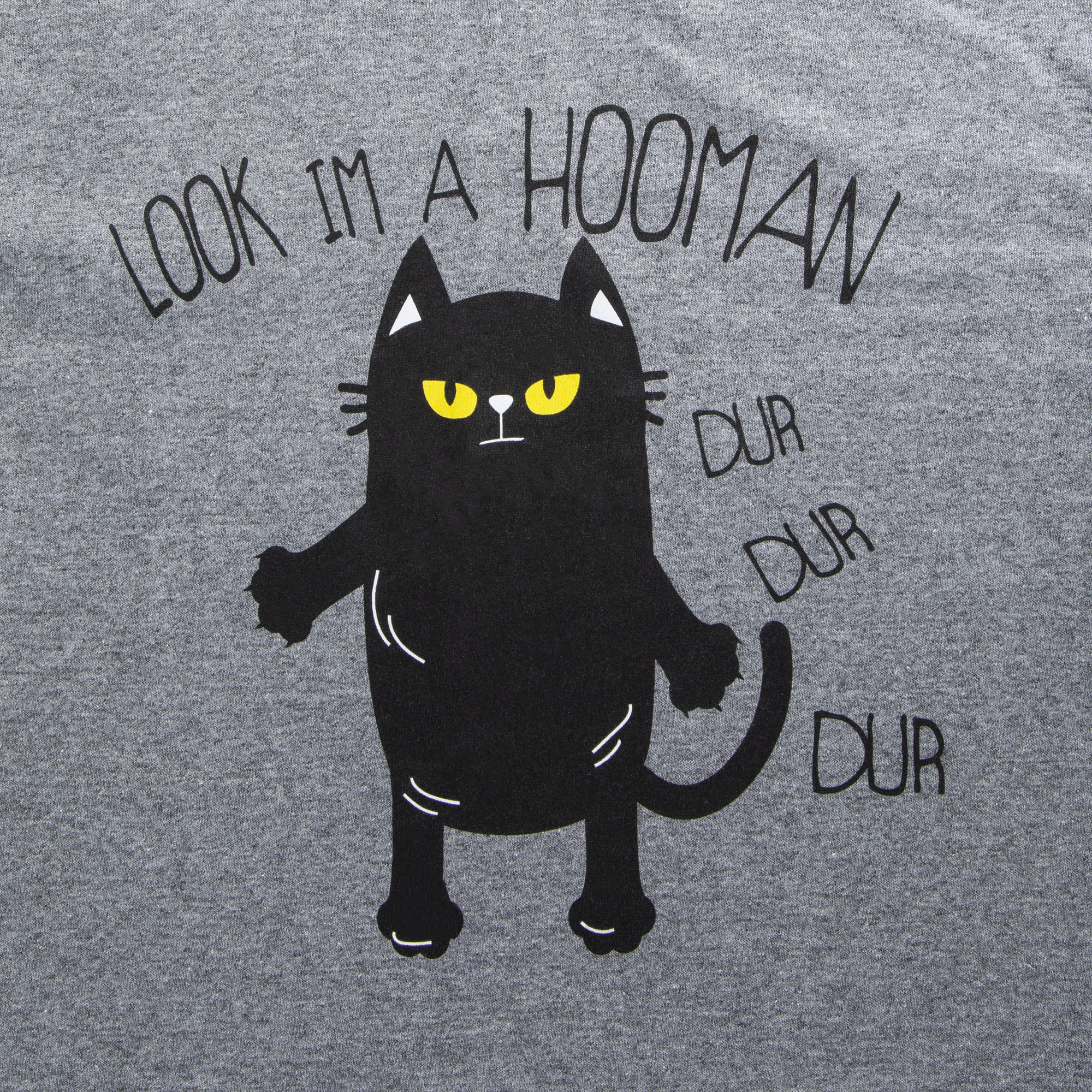 Look, I'm A Hooman, Dur Dur Dur' Cat Graphic Tee