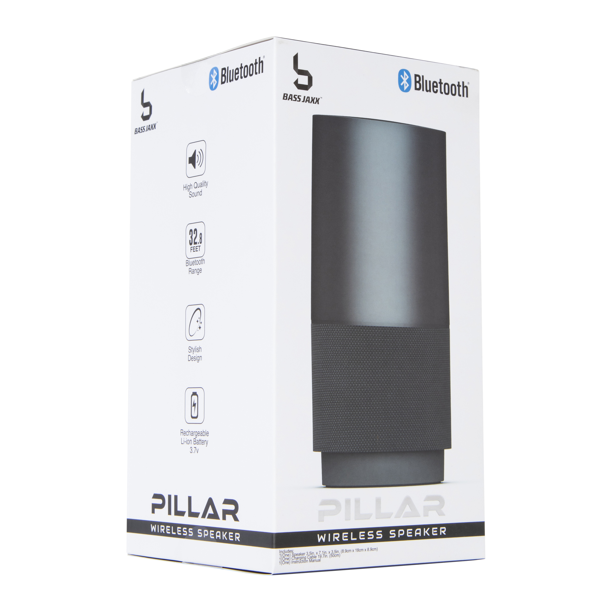 Pillar Metallic Home Bluetooth® Speaker
