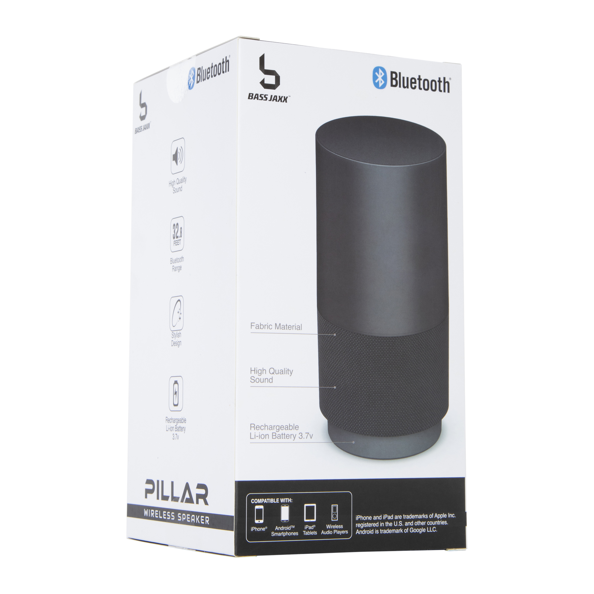 Pillar Metallic Home Bluetooth® Speaker