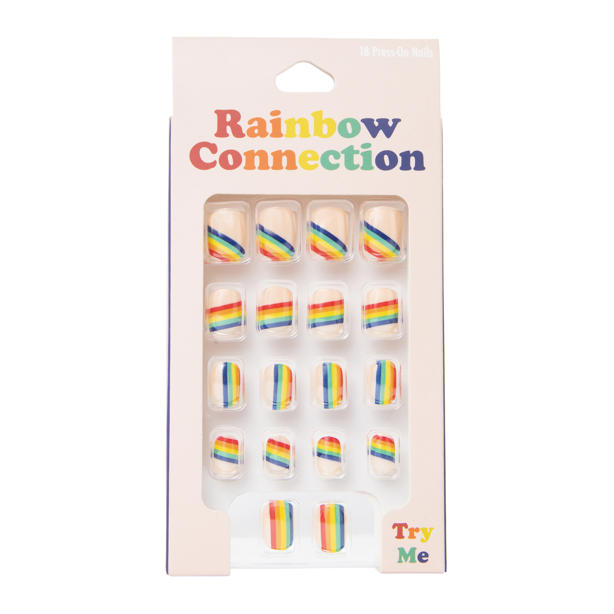Rainbow Connection Press-On Nails 18-Piece Set