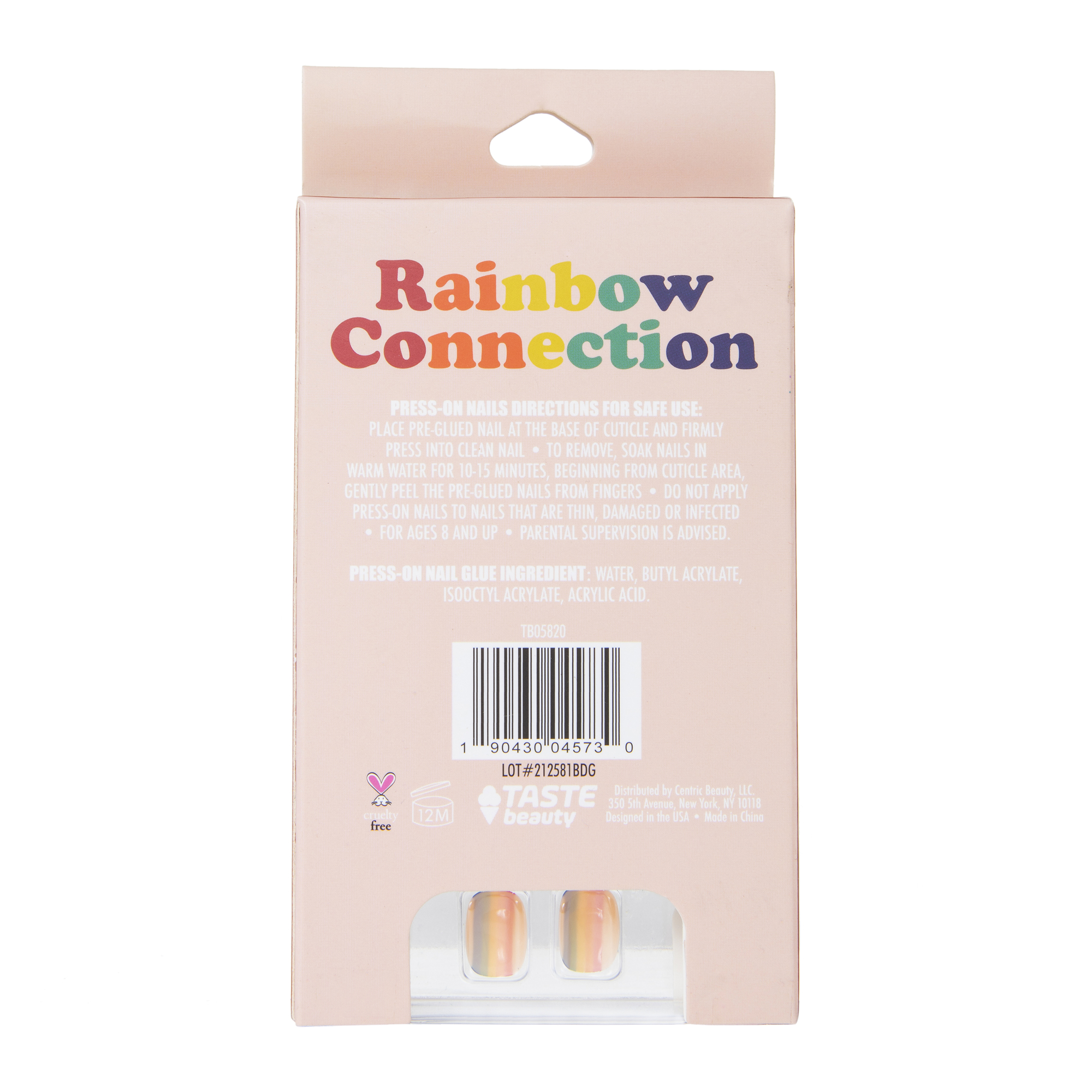 Rainbow Connection Press-On Nails 18-Piece Set