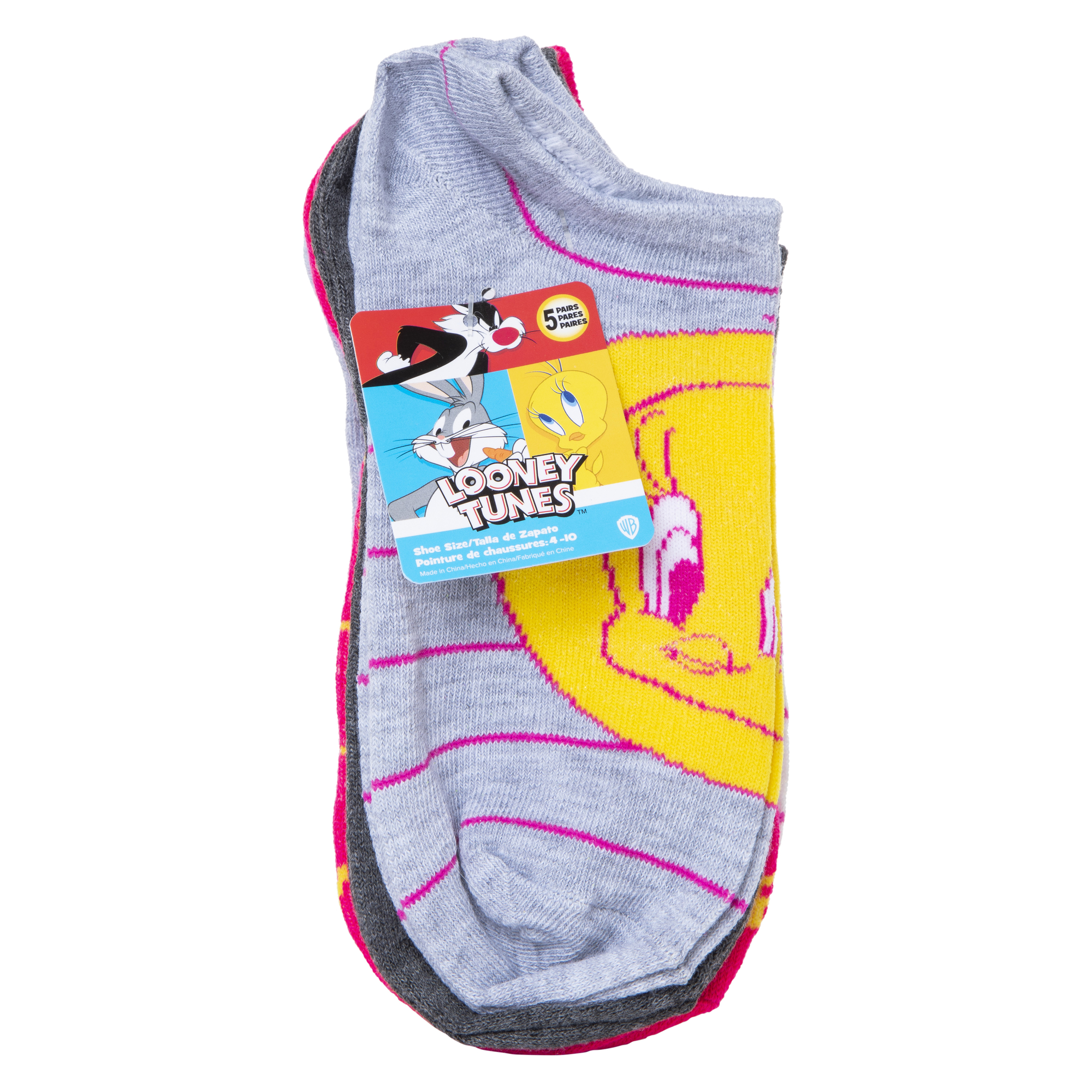 Looney Tunes™ No-Show Socks 5-Pack