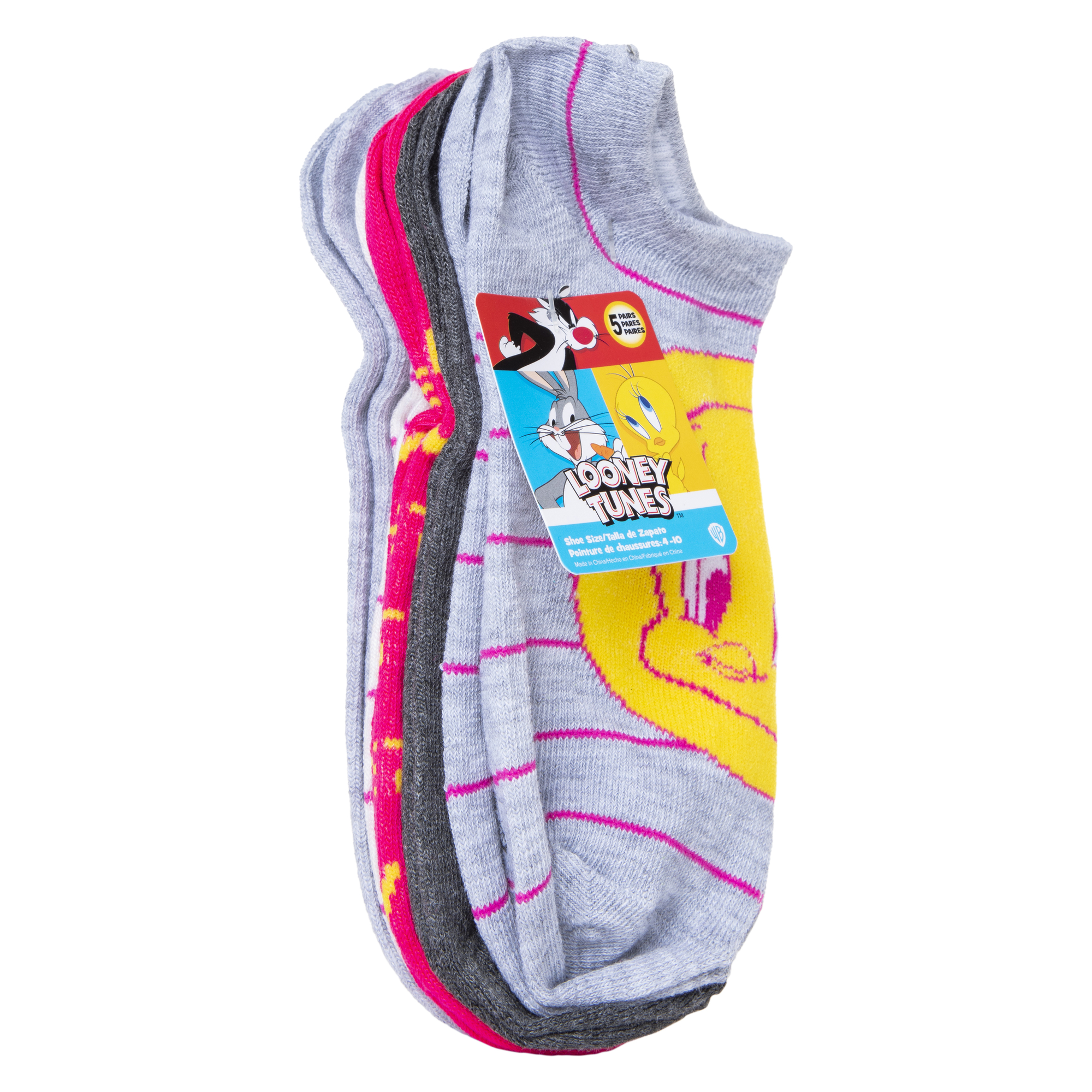 Looney Tunes™ No-Show Socks 5-Pack
