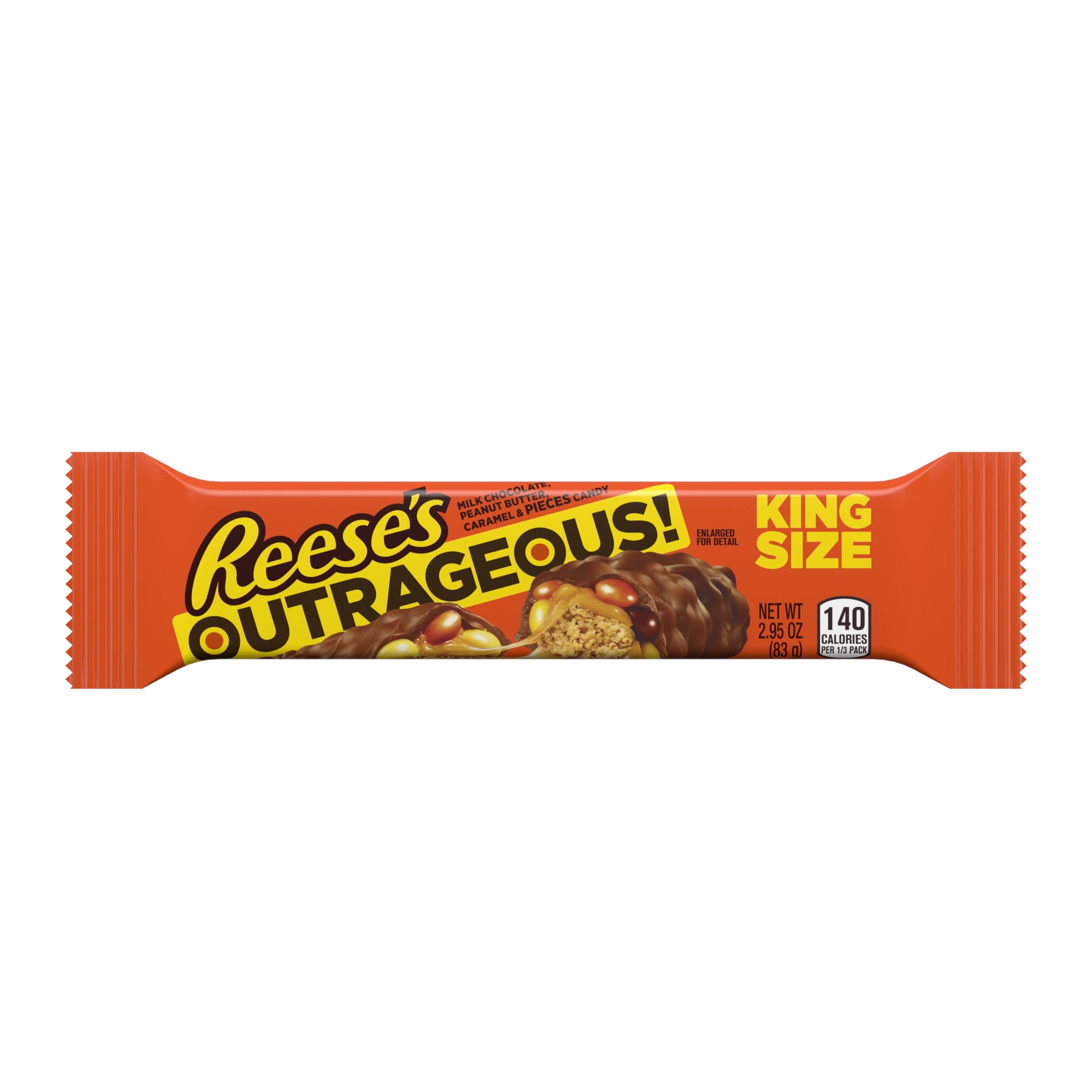 Reese's Outrageous! King Size Candy Bar 2.95oz