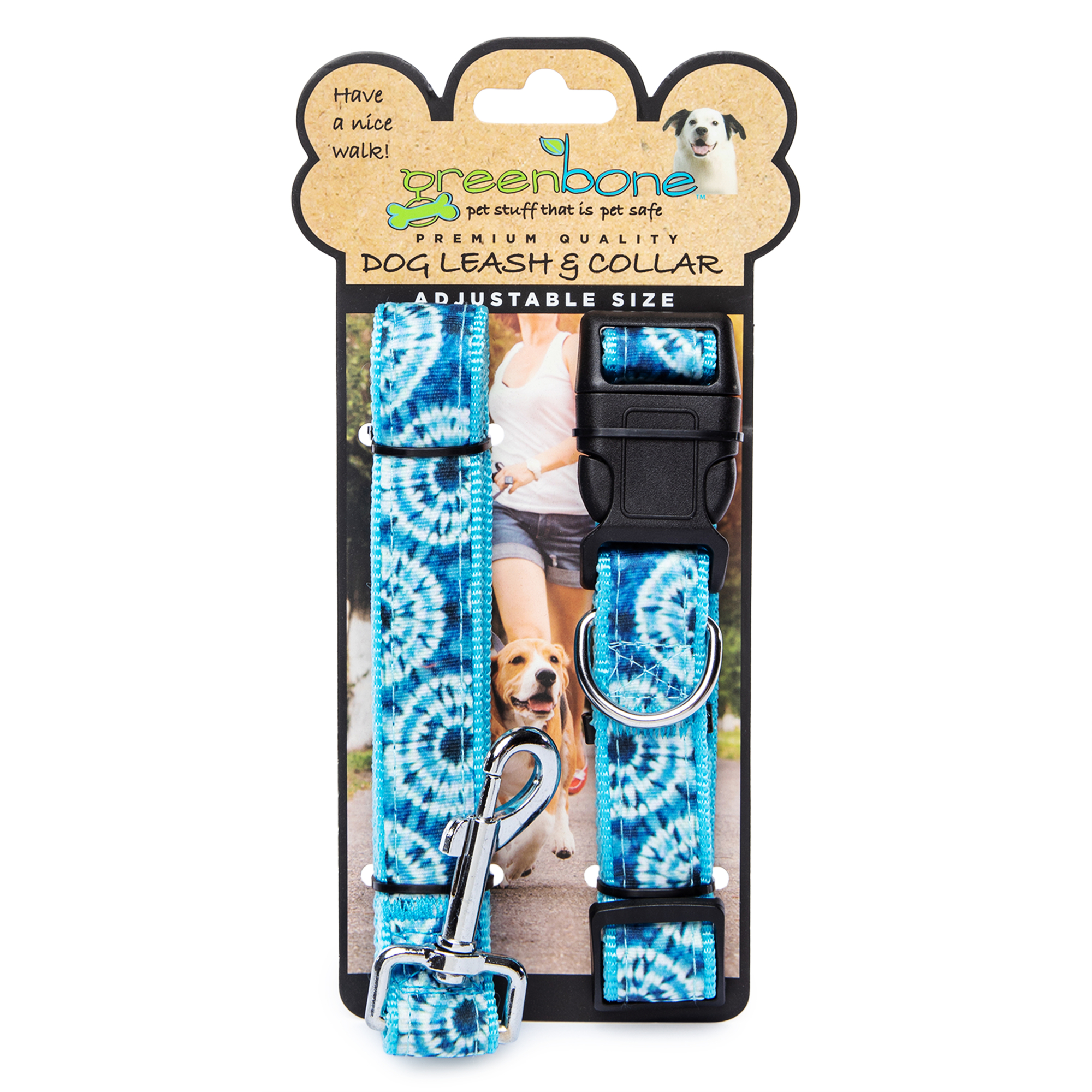 Greenbone™ Tie Dye Dog Leash & Collar Set