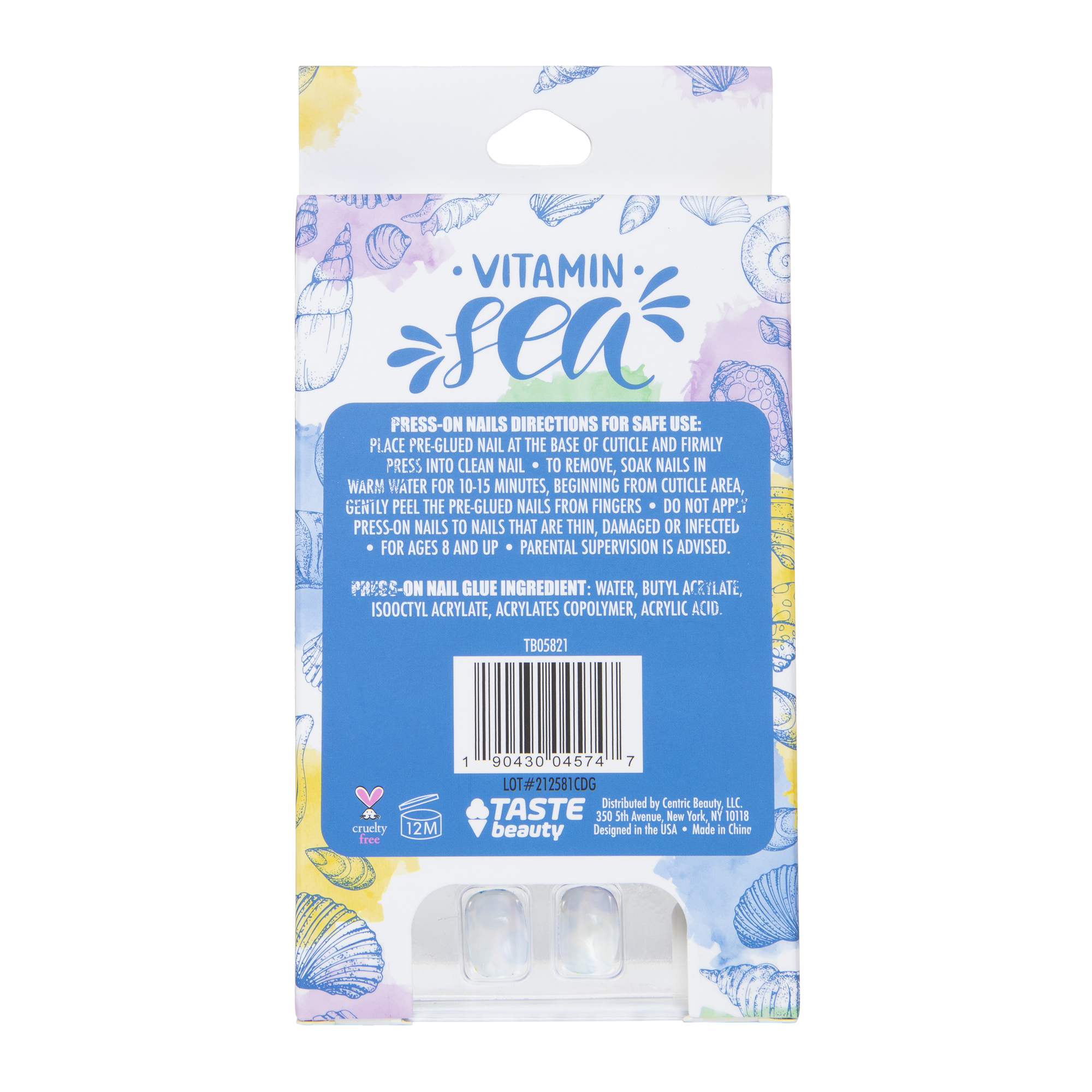Vitamin Sea Press-On Nails 18-Piece Set