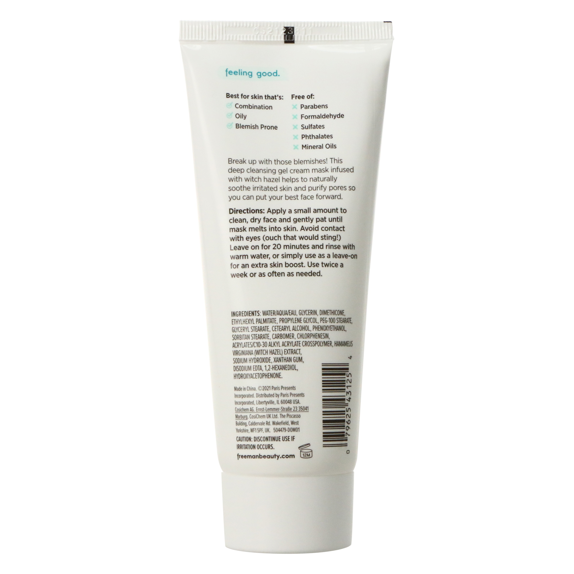 Freeman® Purifying Cream Mask 3oz