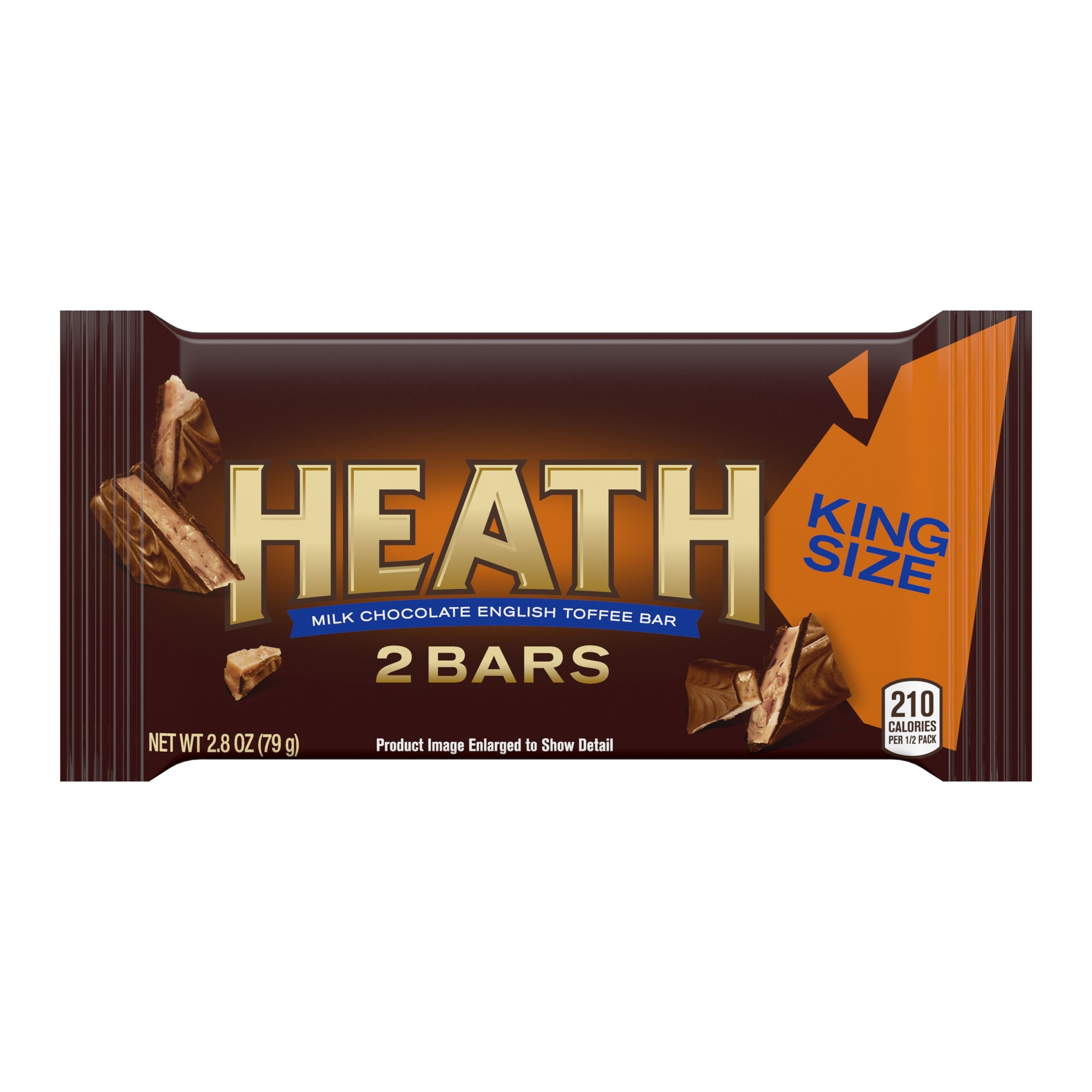 Heath Milk Chocolate English Toffee King Size Candy Bar 2.8oz
