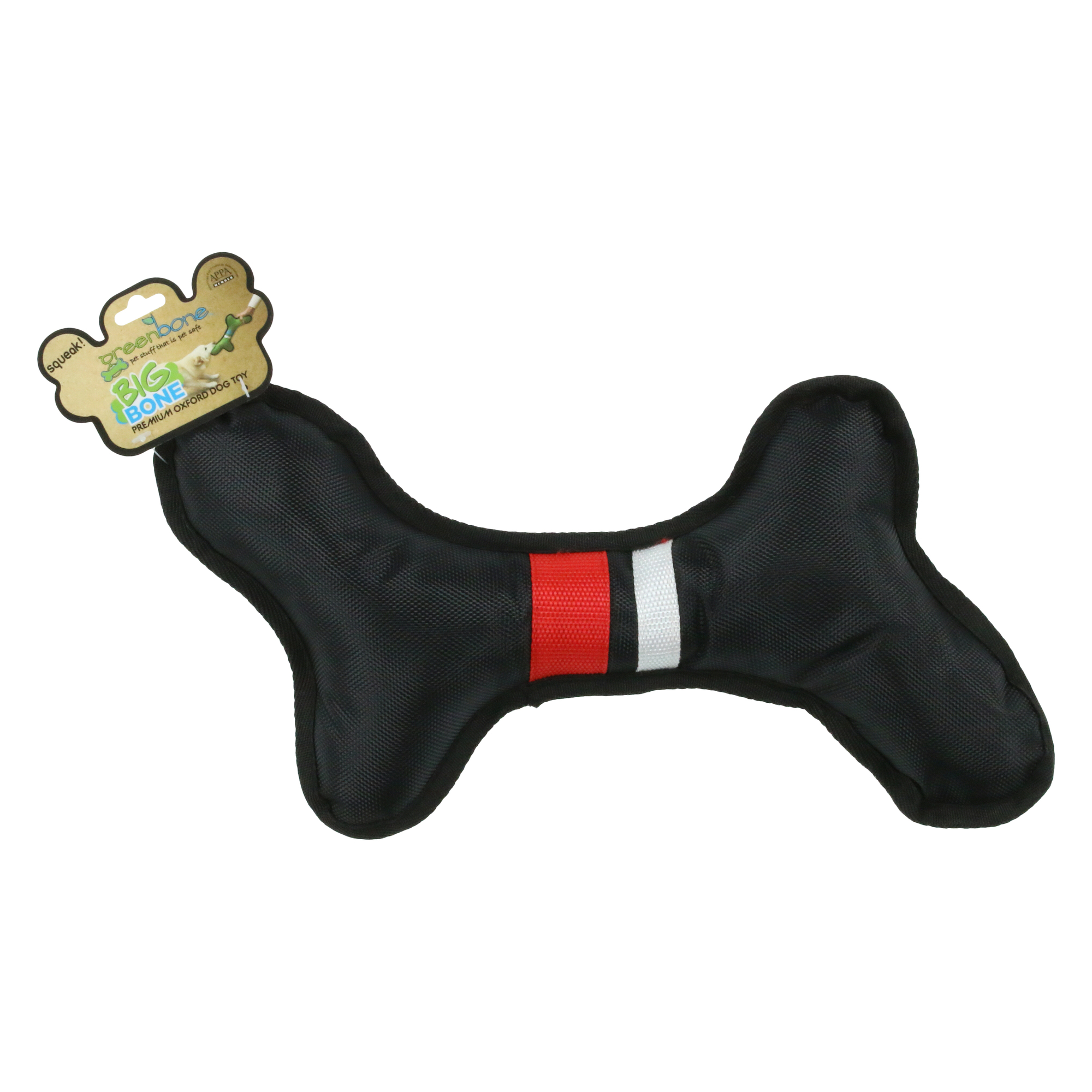 Extra Large Canvas Bone Dog Toy 17in