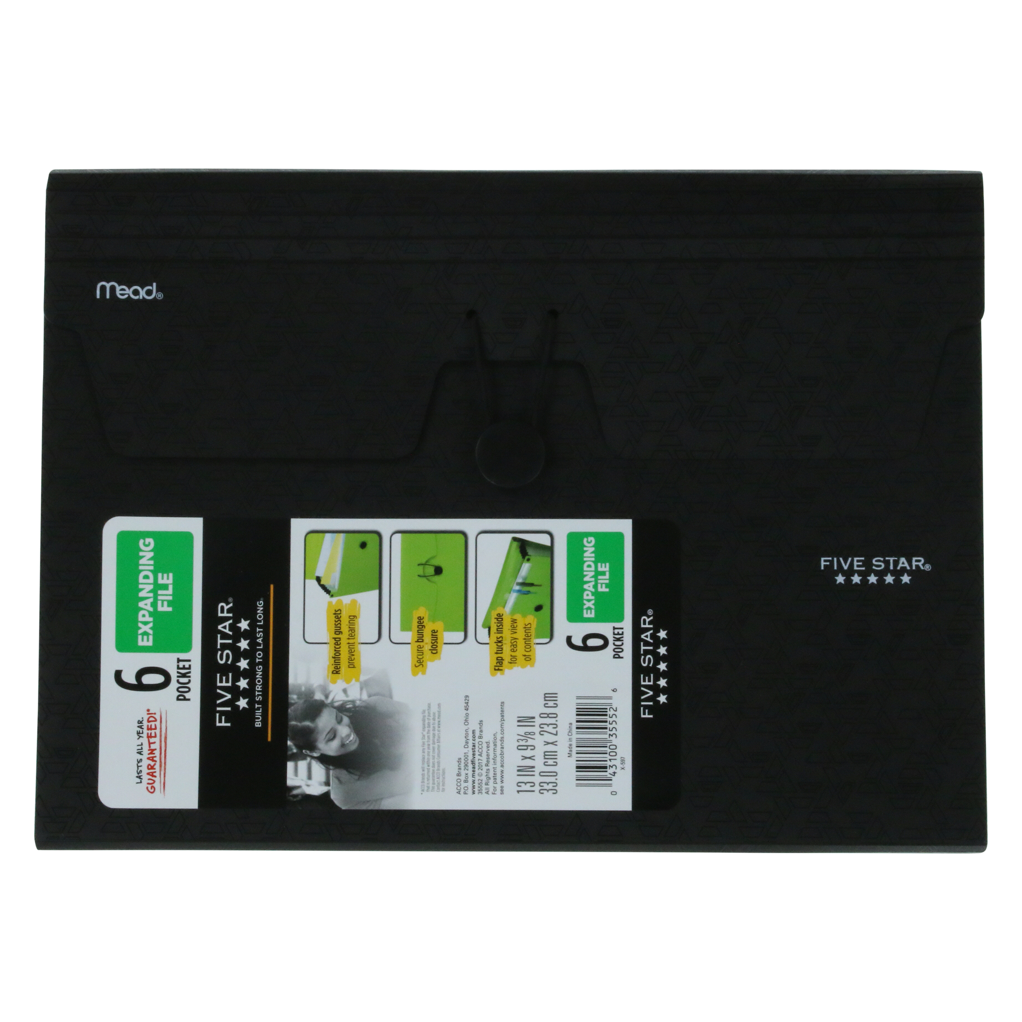 Five Star® 6-Pocket Expanding File