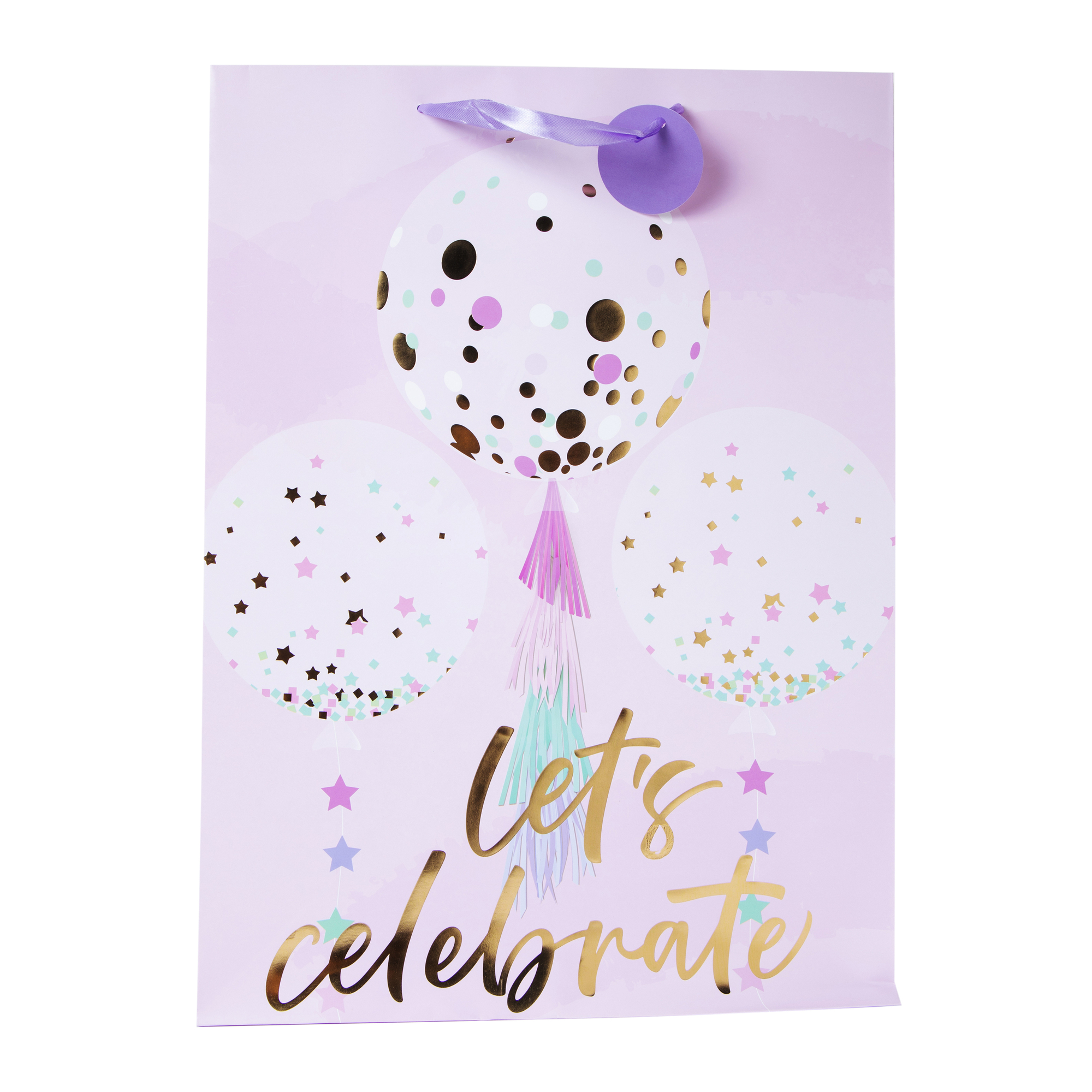 Celebrate Pastel Jumbo Gift Bag 17.75in x 12.75in