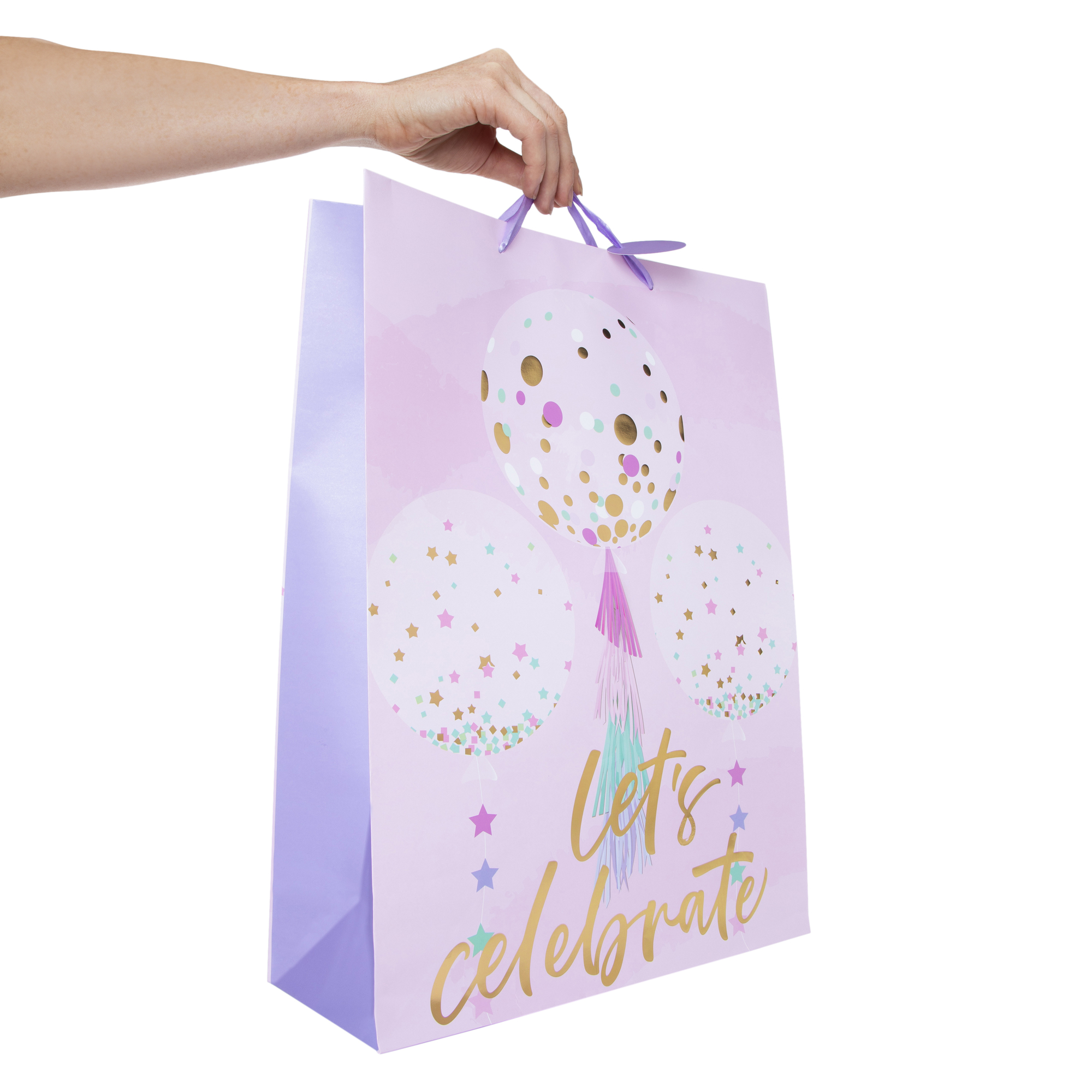 Celebrate Pastel Jumbo Gift Bag 17.75in x 12.75in