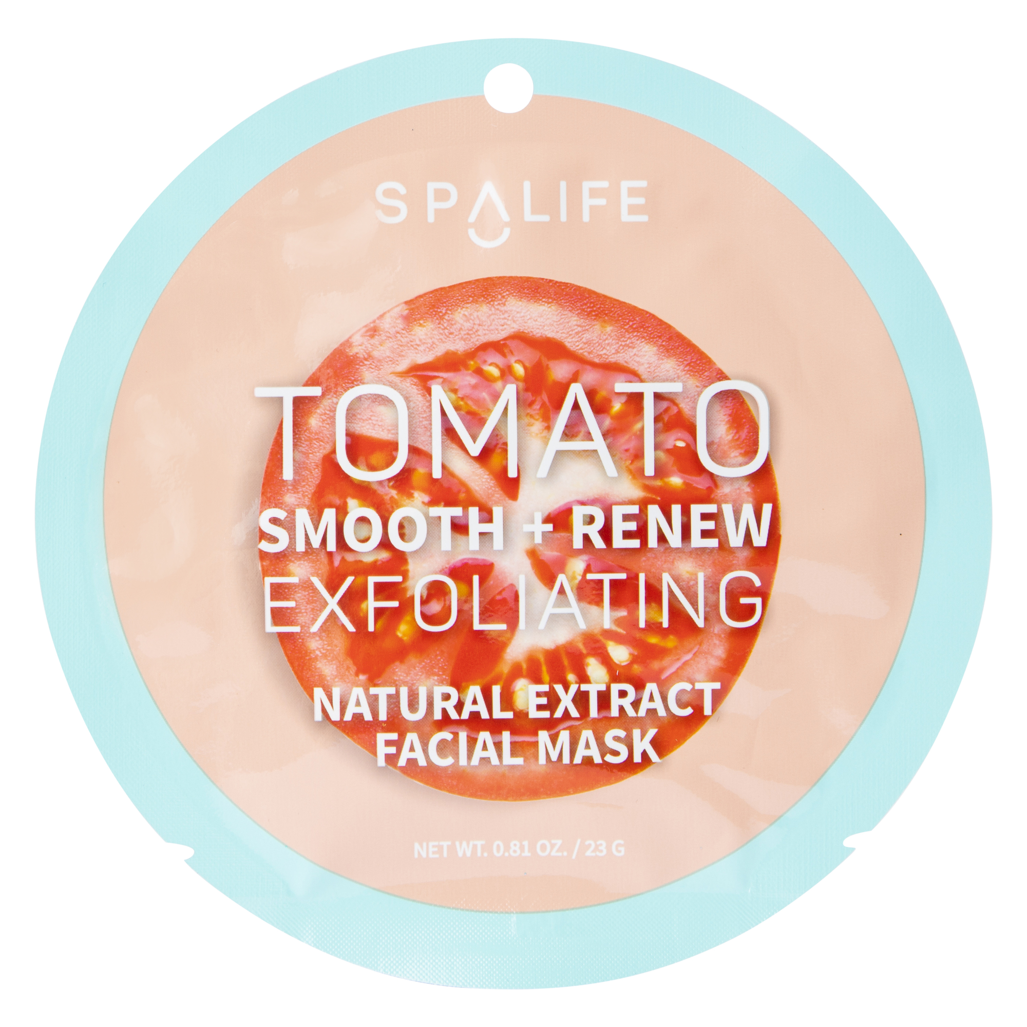 Spa Life™ Tomato Smooth & Renew Exfoliating Sheet Mask