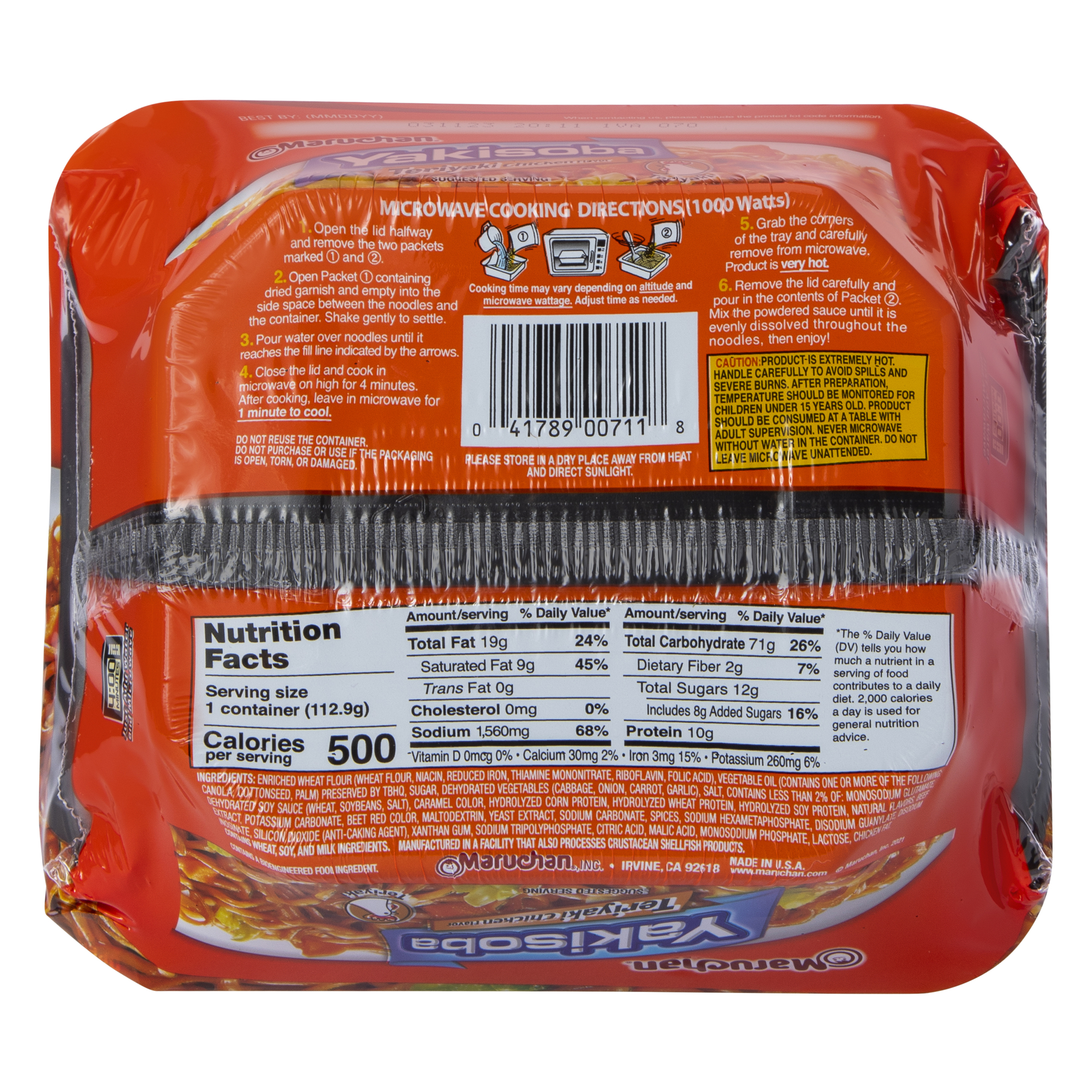 Maruchan® Yakisoba Teriyaki Chicken 3.98oz