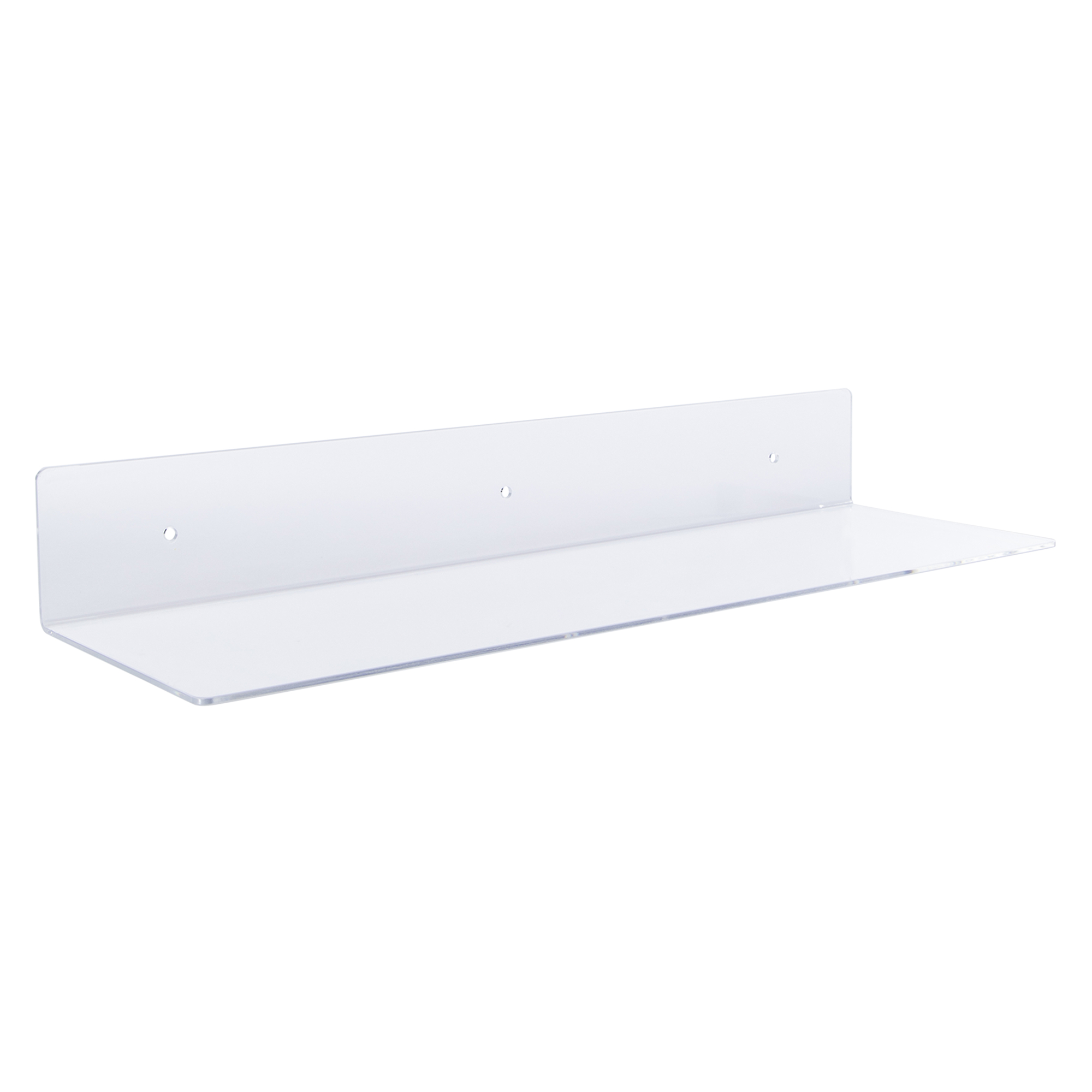 Clear Floating Shelf 15.75in x 4.8in
