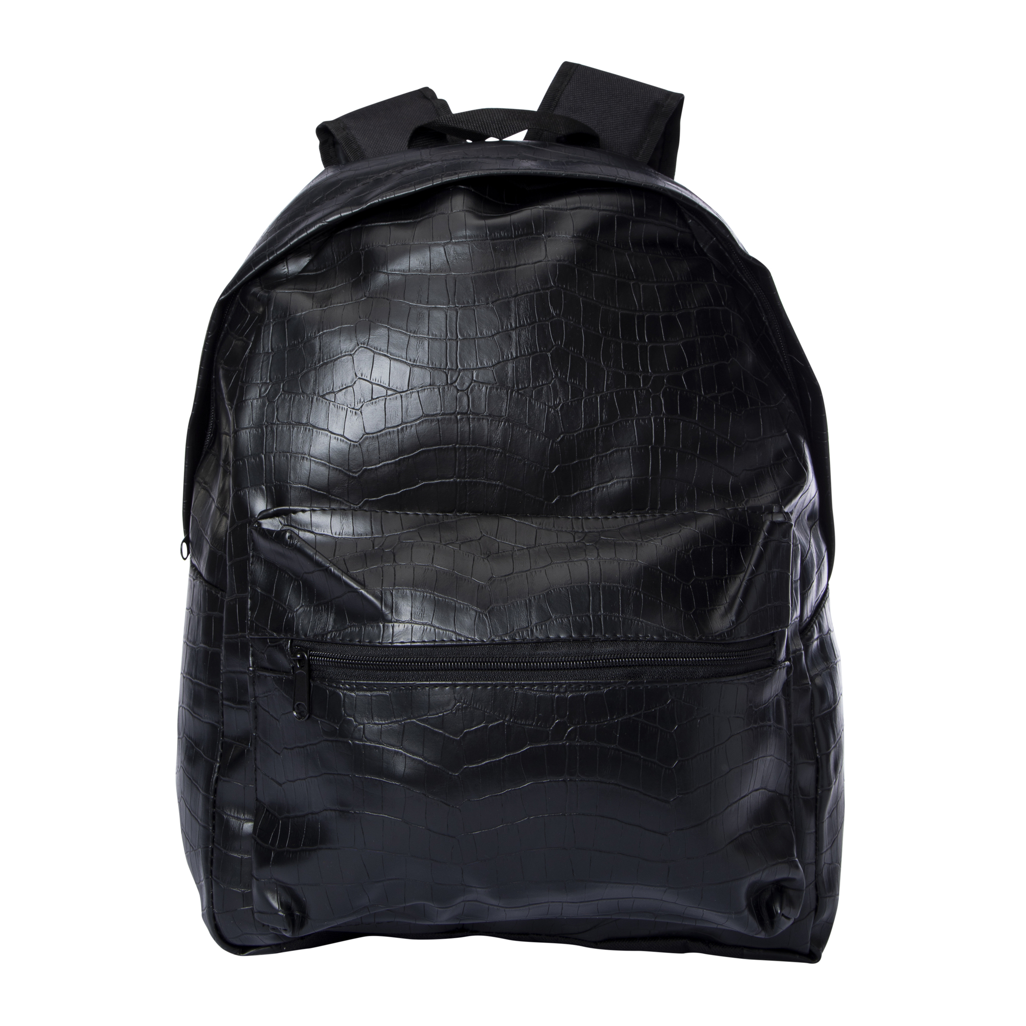 Faux Leather Backpack 19in