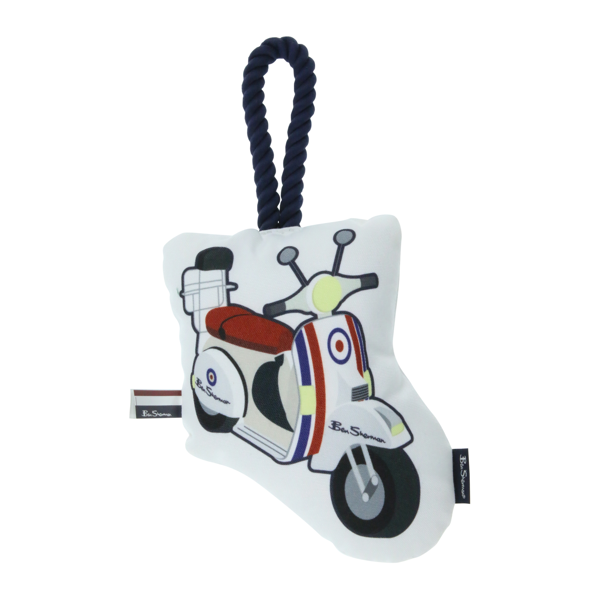 Ben Sherman® Canvas Scooter Dog Toy 14.5in x 7.5in
