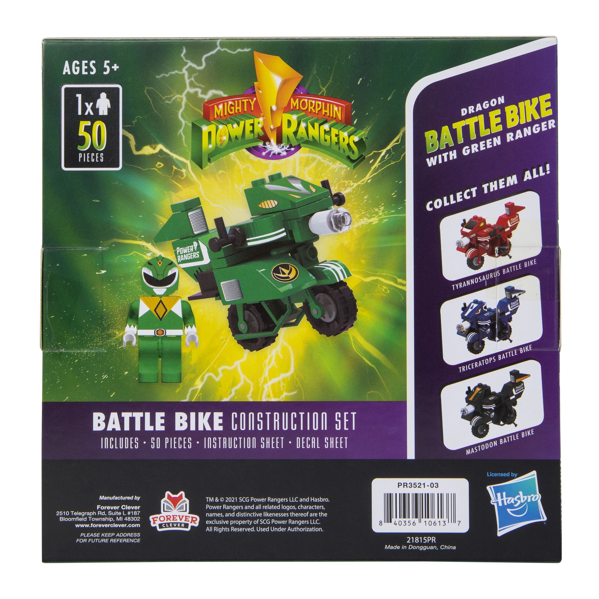 Mighty Morphin Power Rangers™ 50-Piece Construction Set & Figure