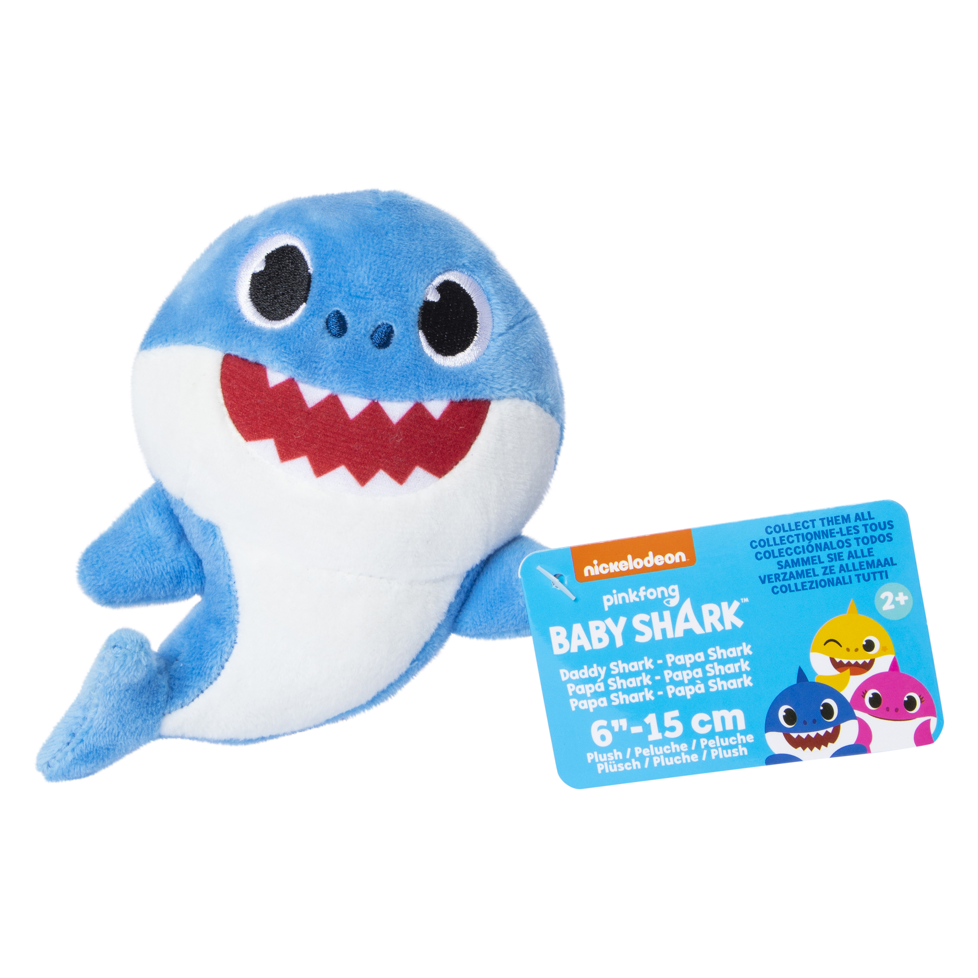 Baby Shark™ Daddy Shark Plush Toy 6in