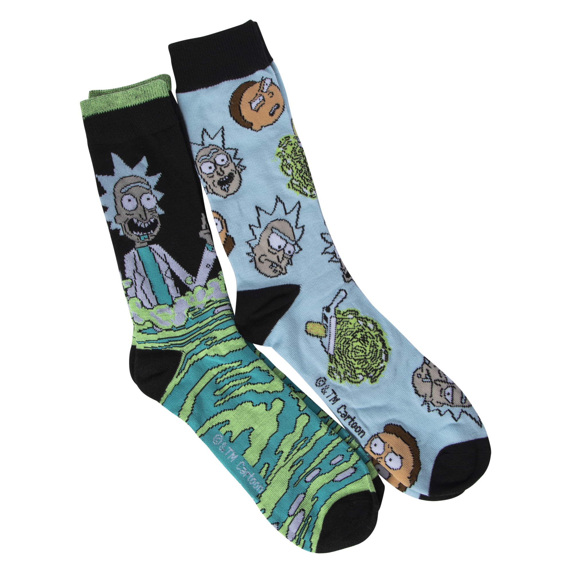 Young Men's Rick And Morty™ Portal Crew Socks 2-Pack