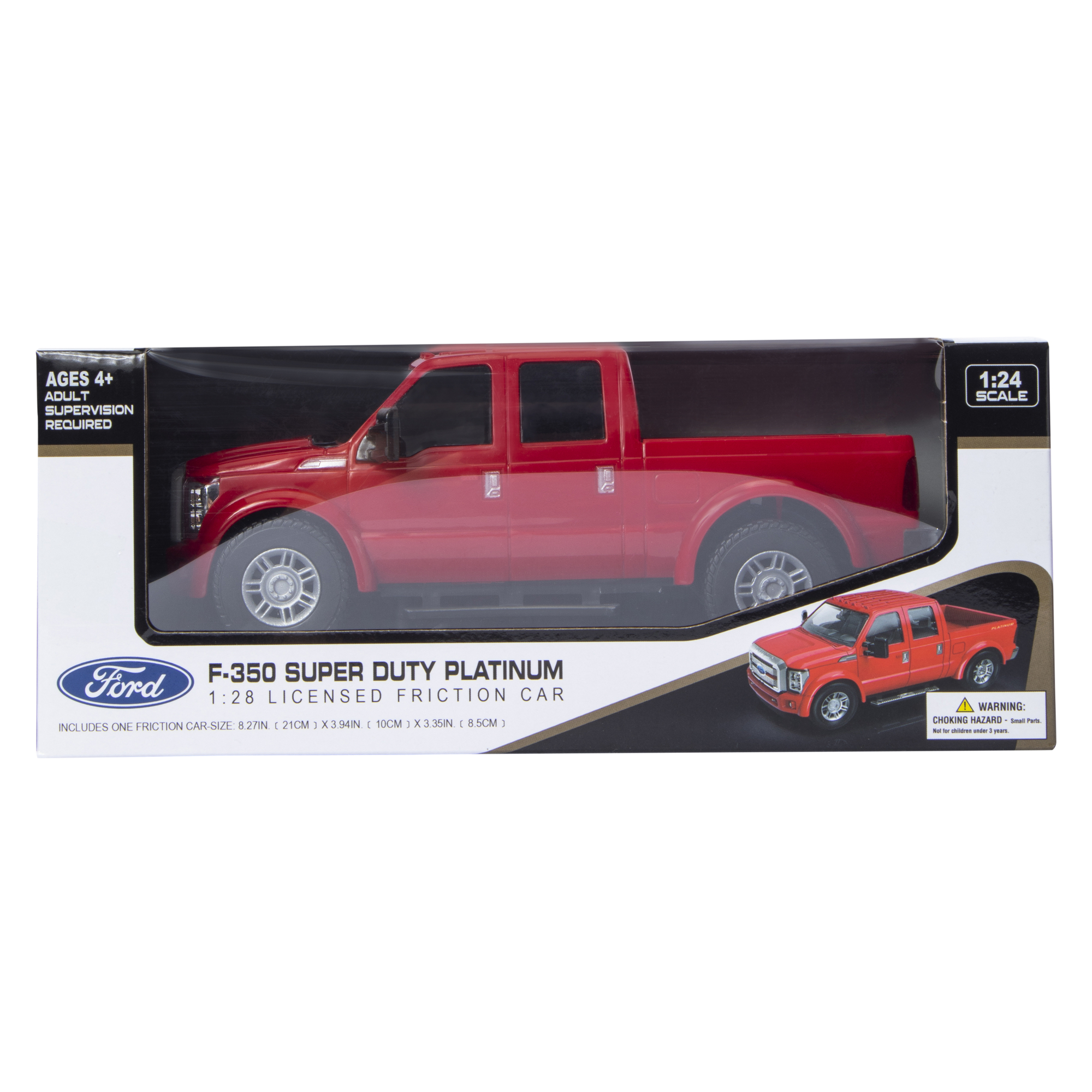 Ford F-350 Super Duty Platinum 1:28 Licensed Friction Car (Styles May Vary)