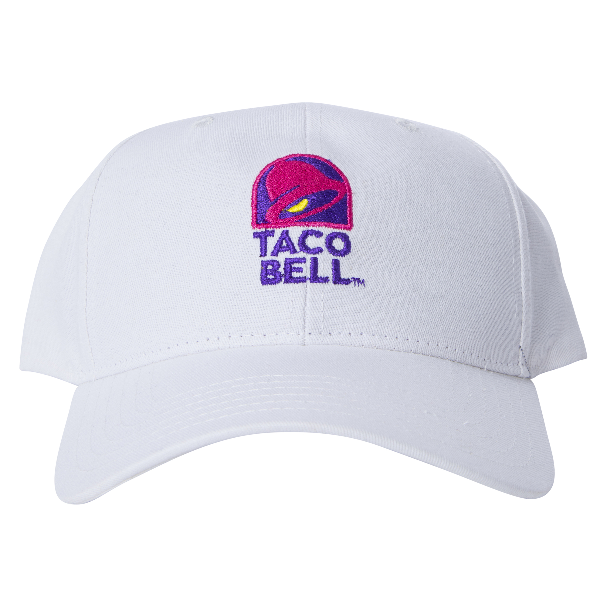 White Taco Bell® Logo Baseball Cap