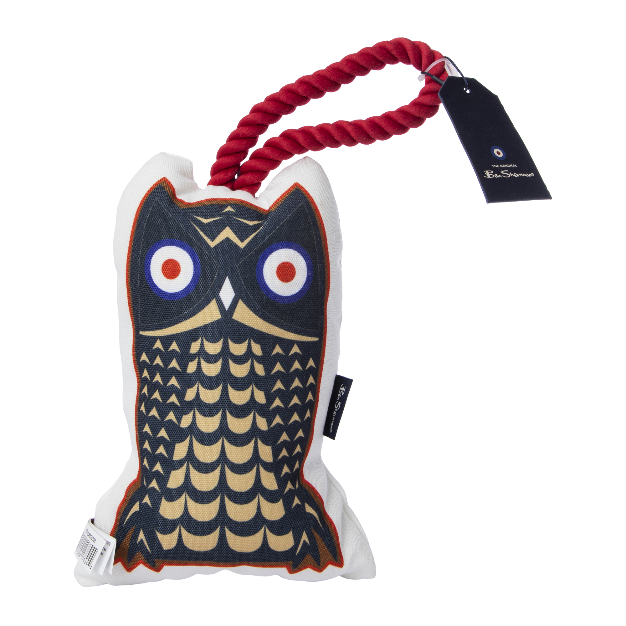 Ben Sherman® Canvas Owl Tugger Rope Dog Toy 22in