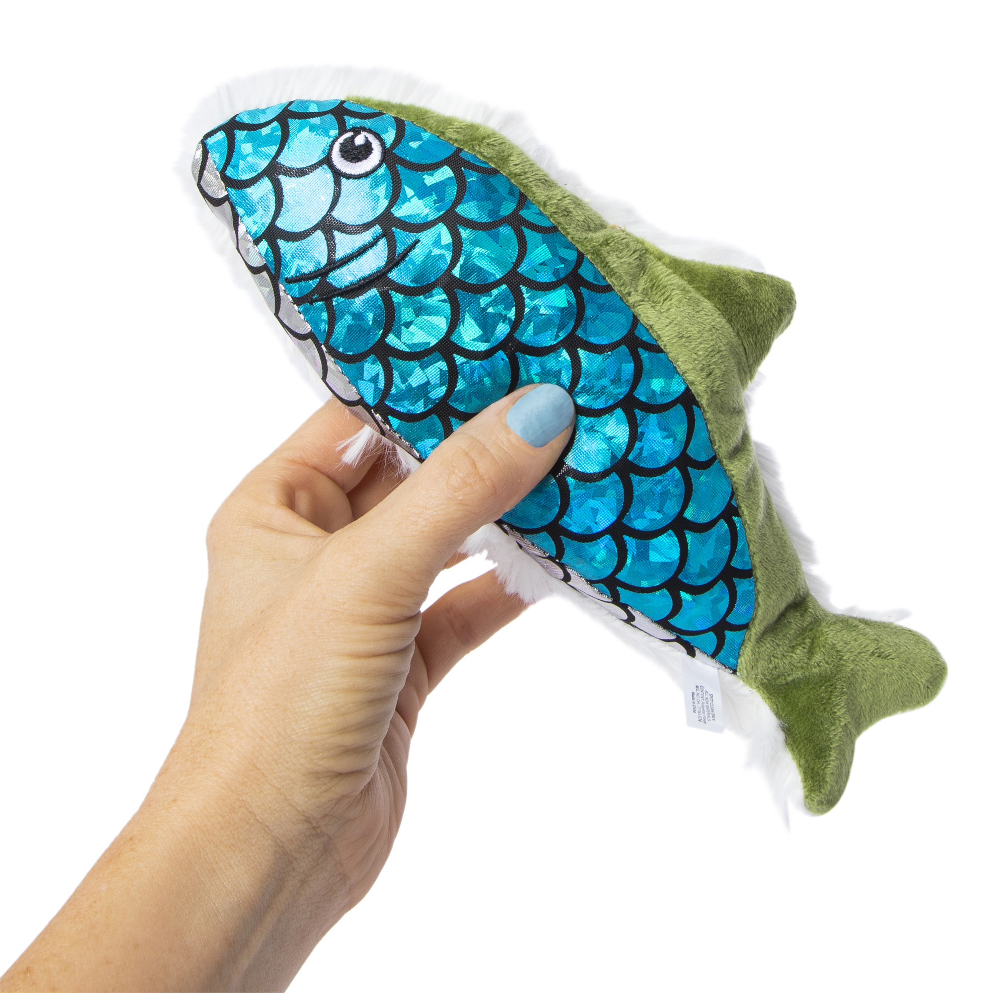 Cat Toy Kicker Fish With Catnip 10in