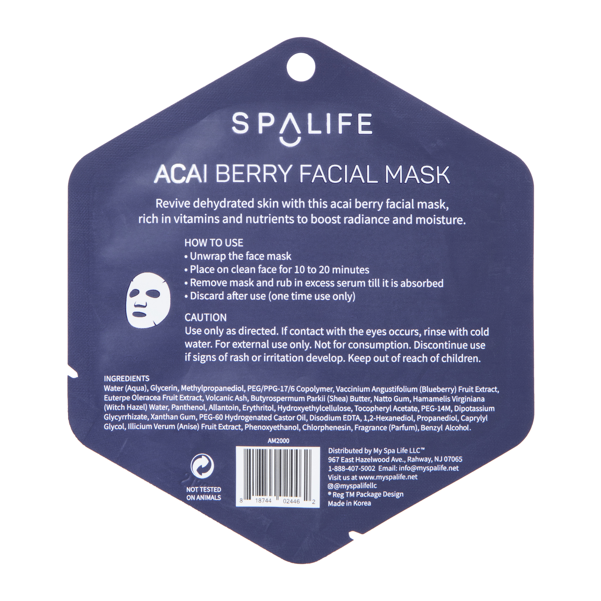 Nourish Acai Berry Facial Sheet Mask
