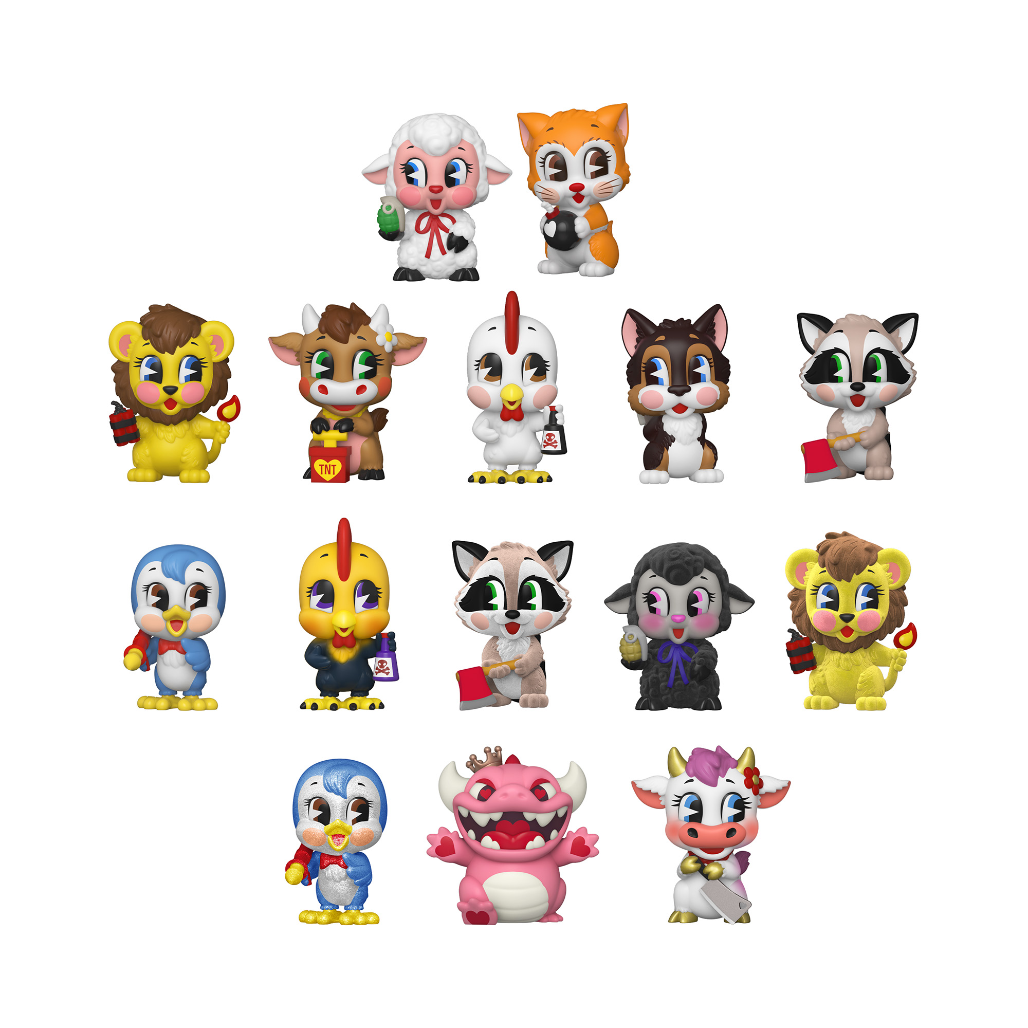 Paka Paka Villainous Valentines Blind Bag Vinyl Figure