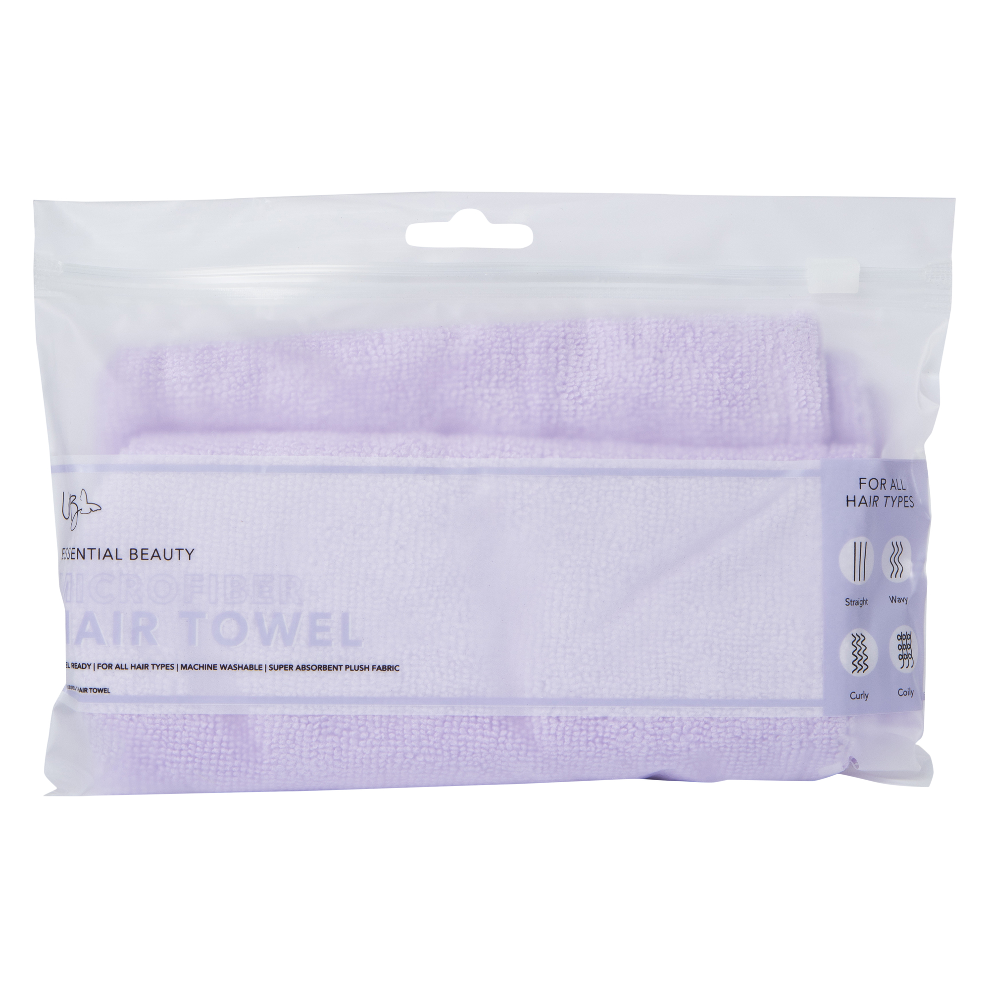 Super Absorbent Hair Towel - Purple