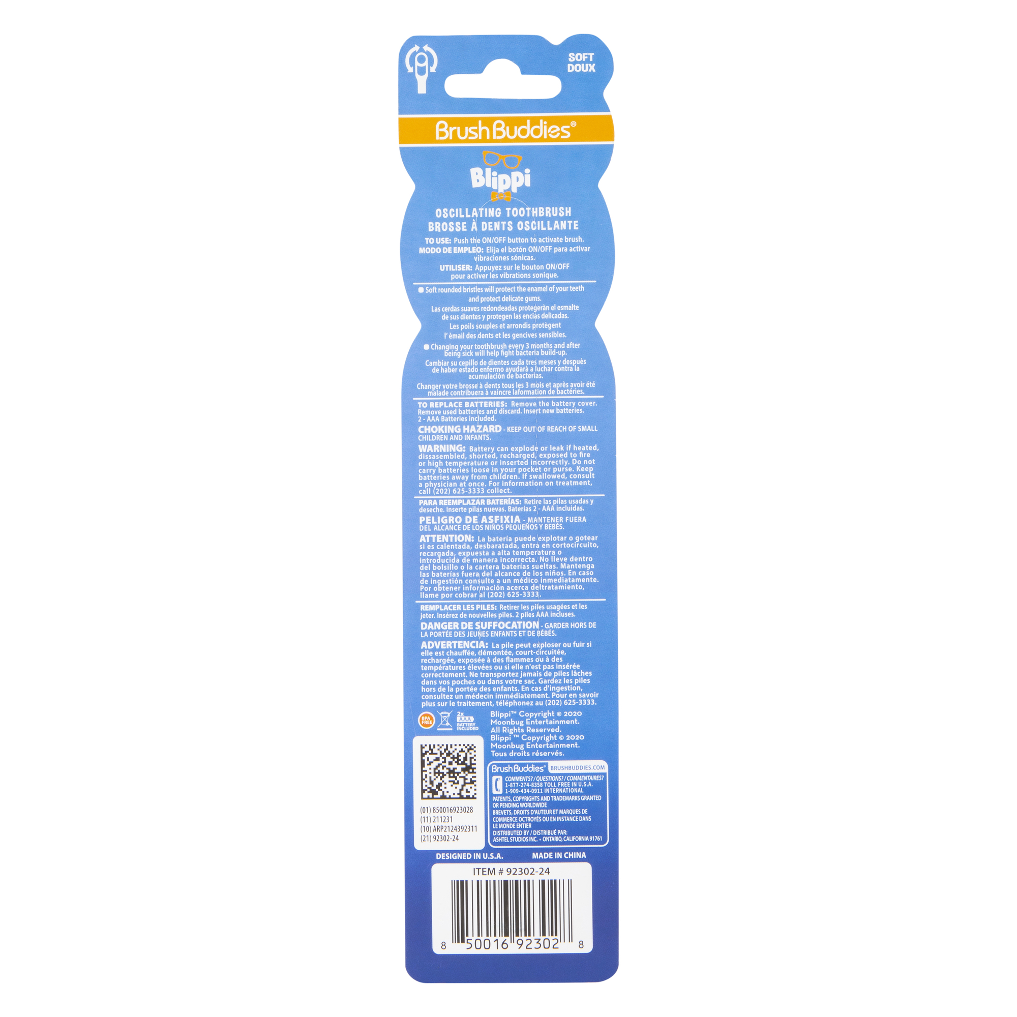 Brush Buddies® Blippi™ Kid's Electric Toothbrush