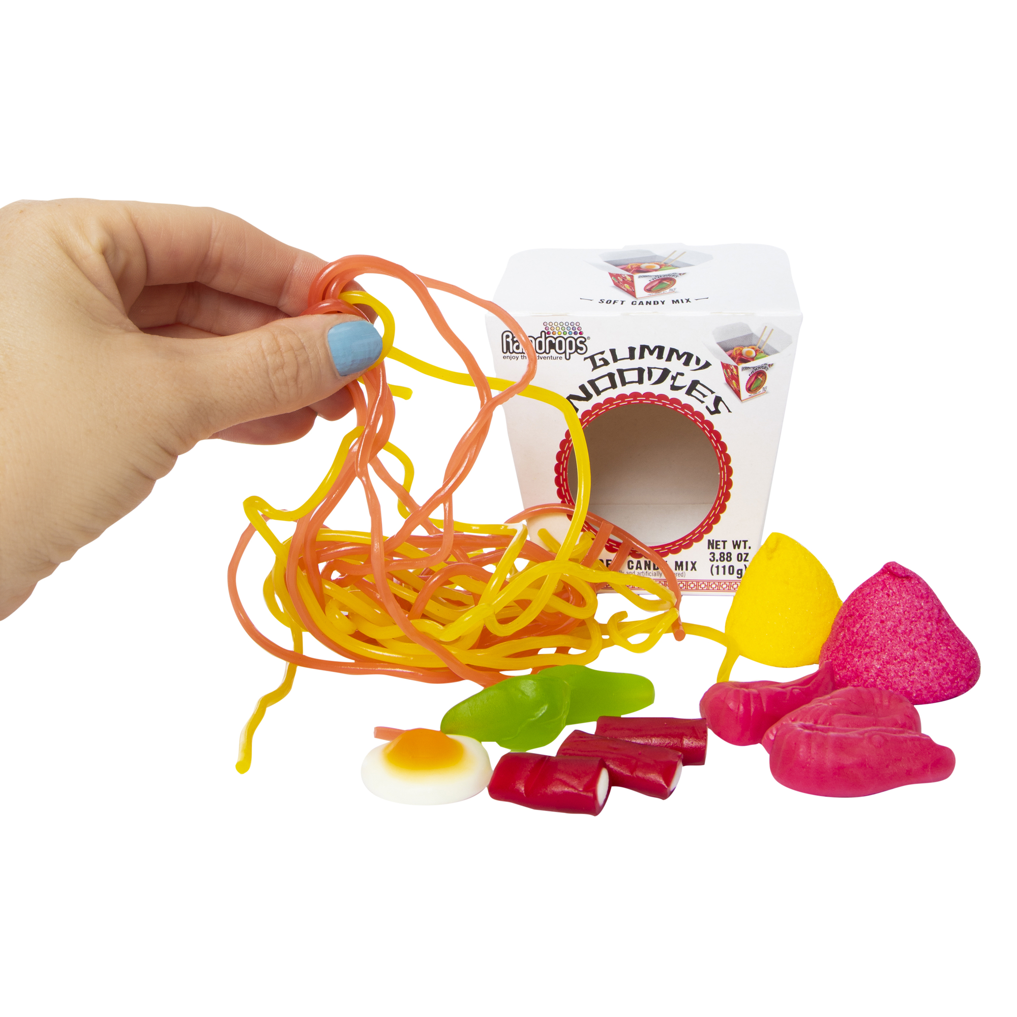 Raindrops® Gummy Candy Noodles Takeout Box 3.88oz