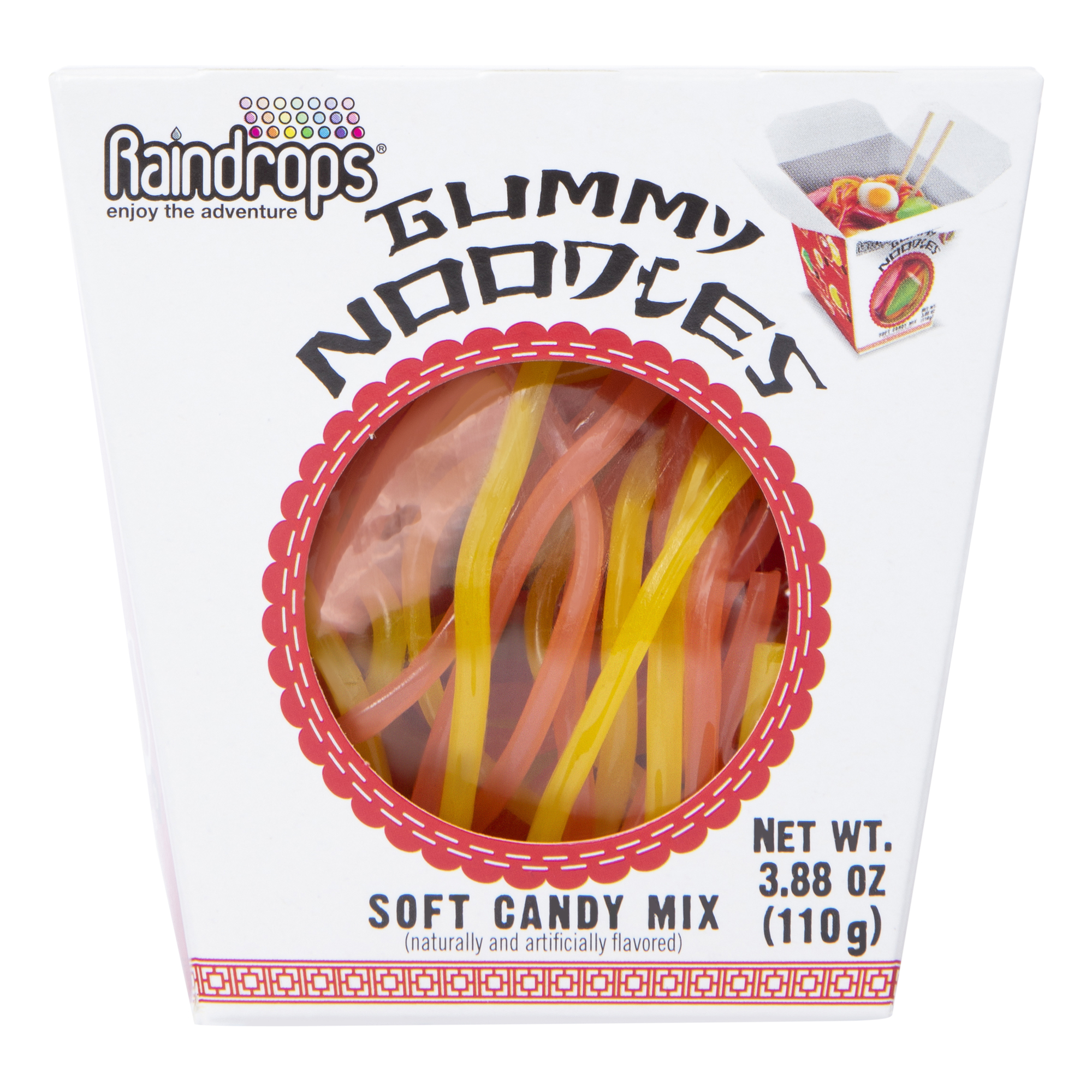 Raindrops® Gummy Candy Noodles Takeout Box 3.88oz