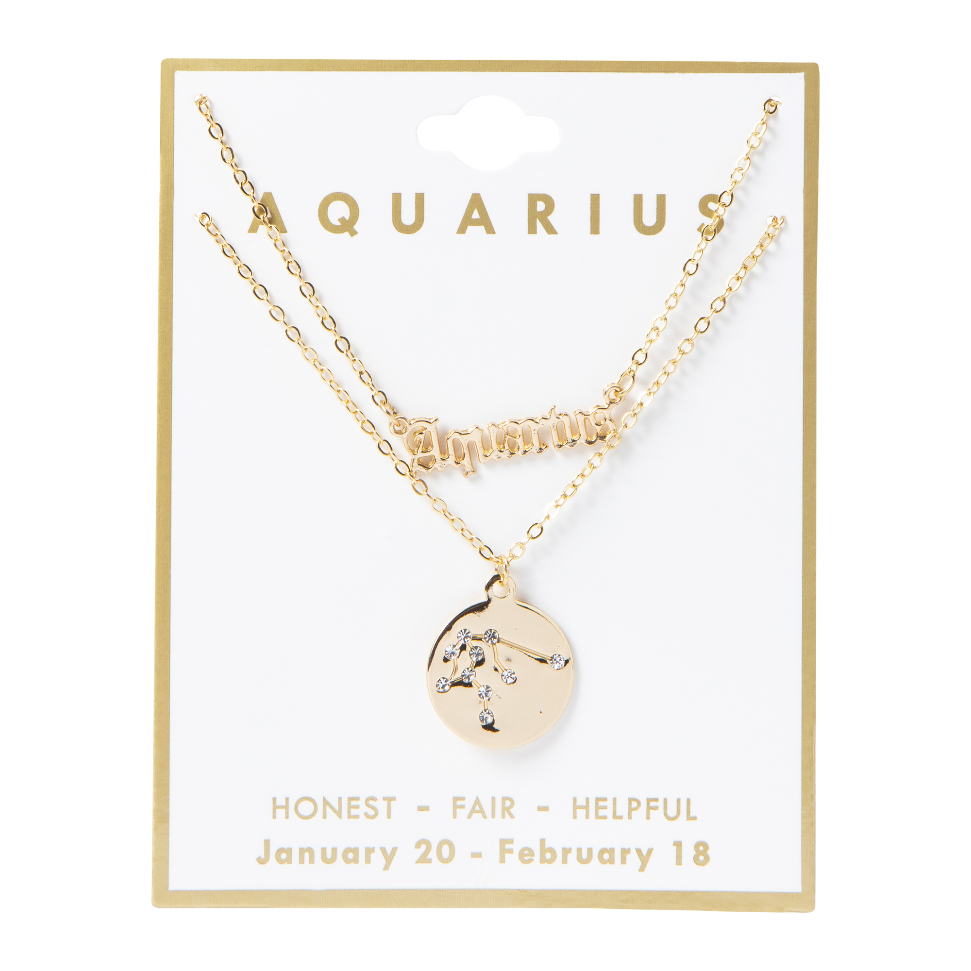 Layered Zodiac Necklace