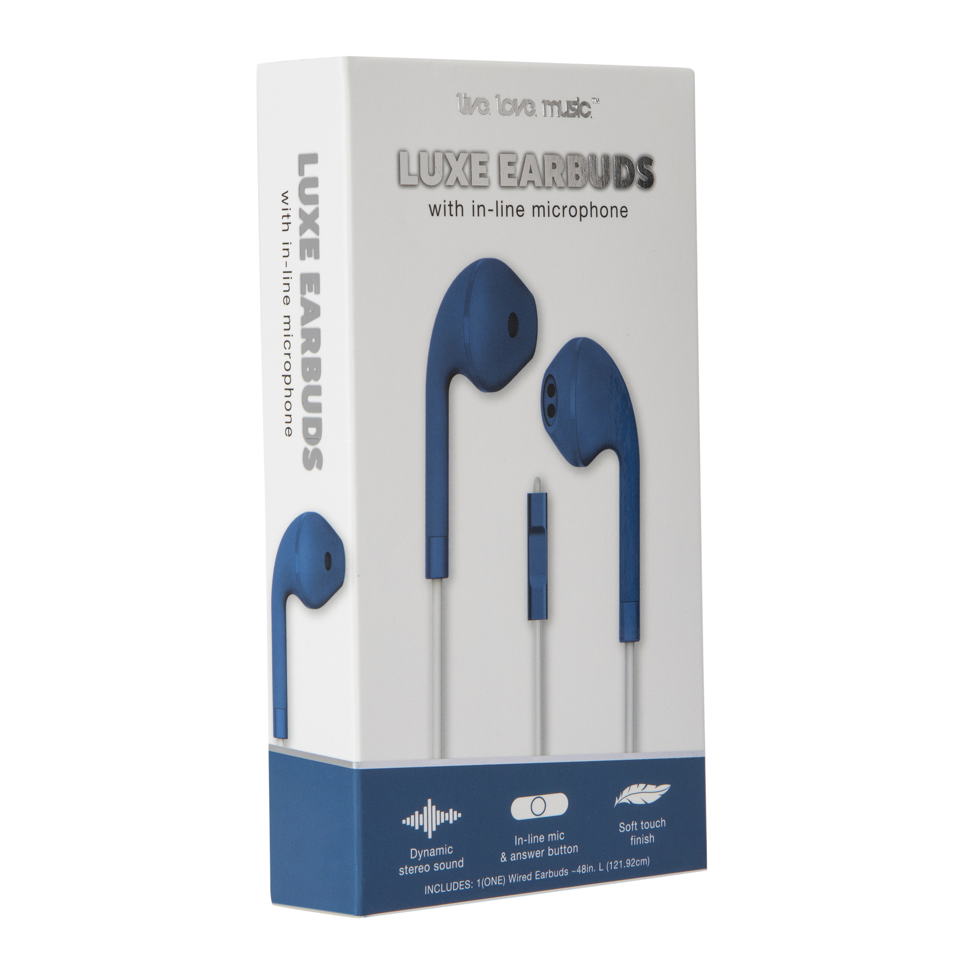 Luxe Wired Earbuds With inline Microphone