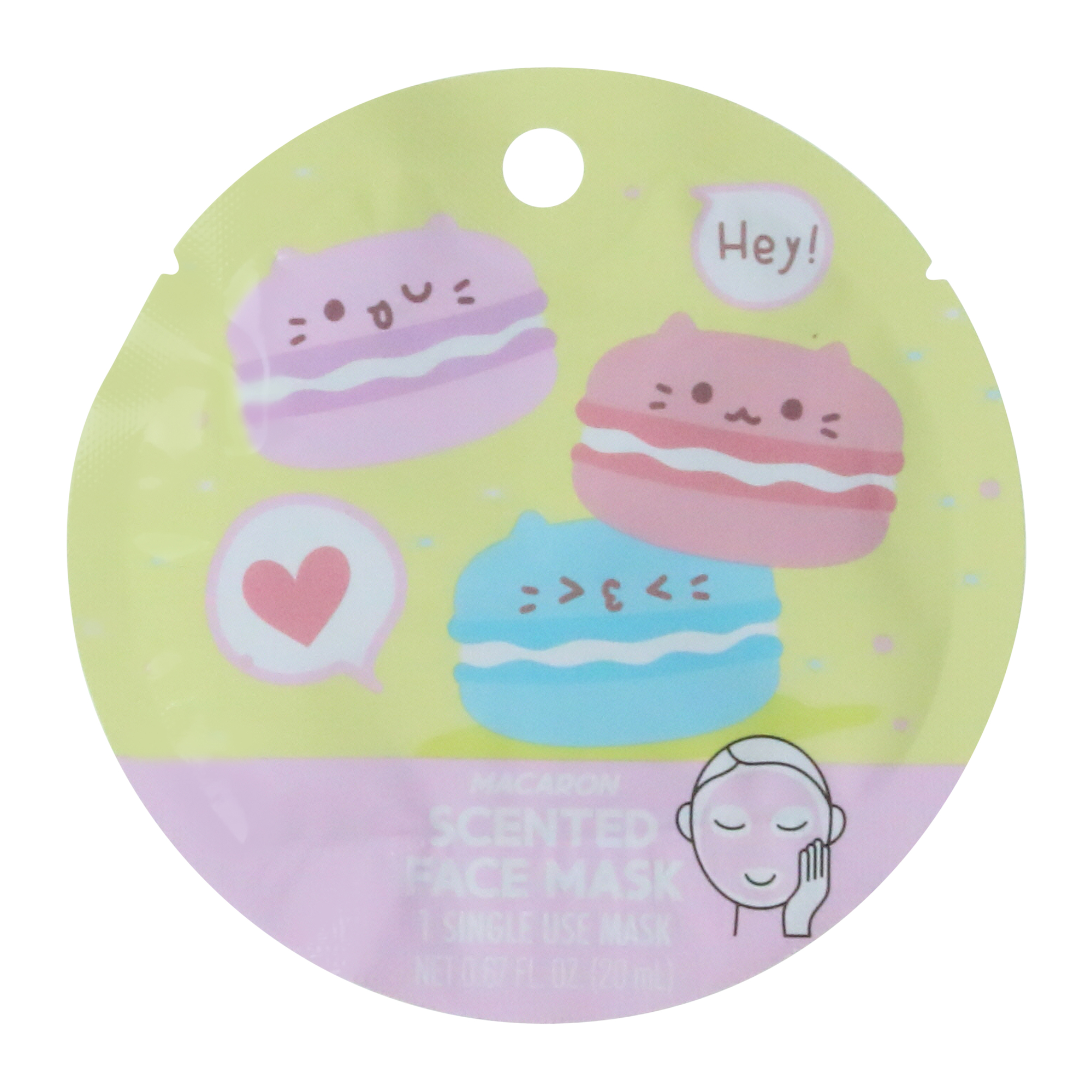 'Hey!' Macaron-Scented Sheet Mask