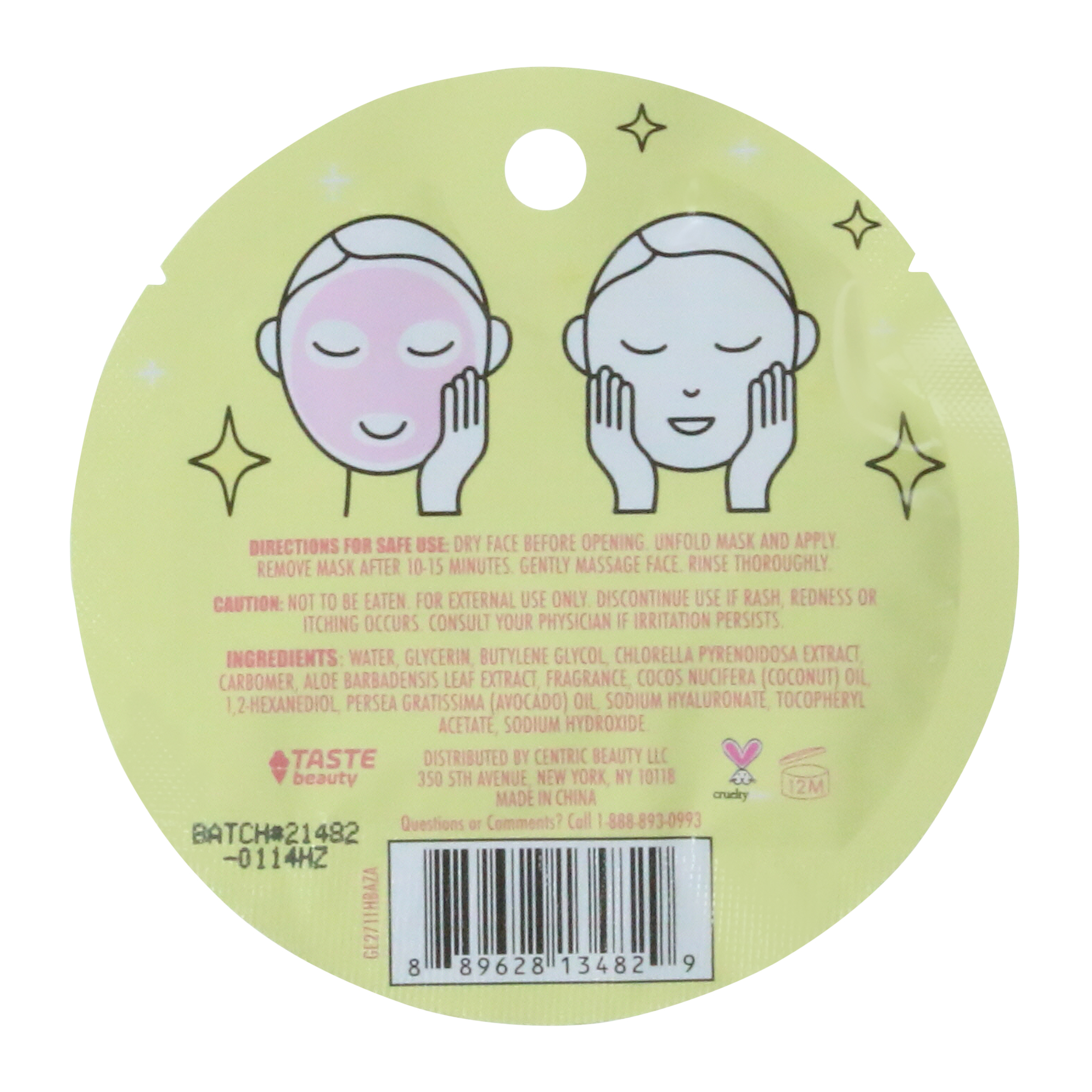 'Hey!' Macaron-Scented Sheet Mask