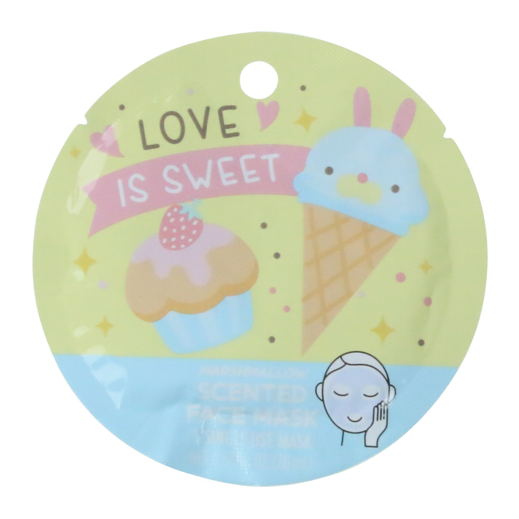 'Love Is Sweet' Marshmallow-Scented Sheet Mask