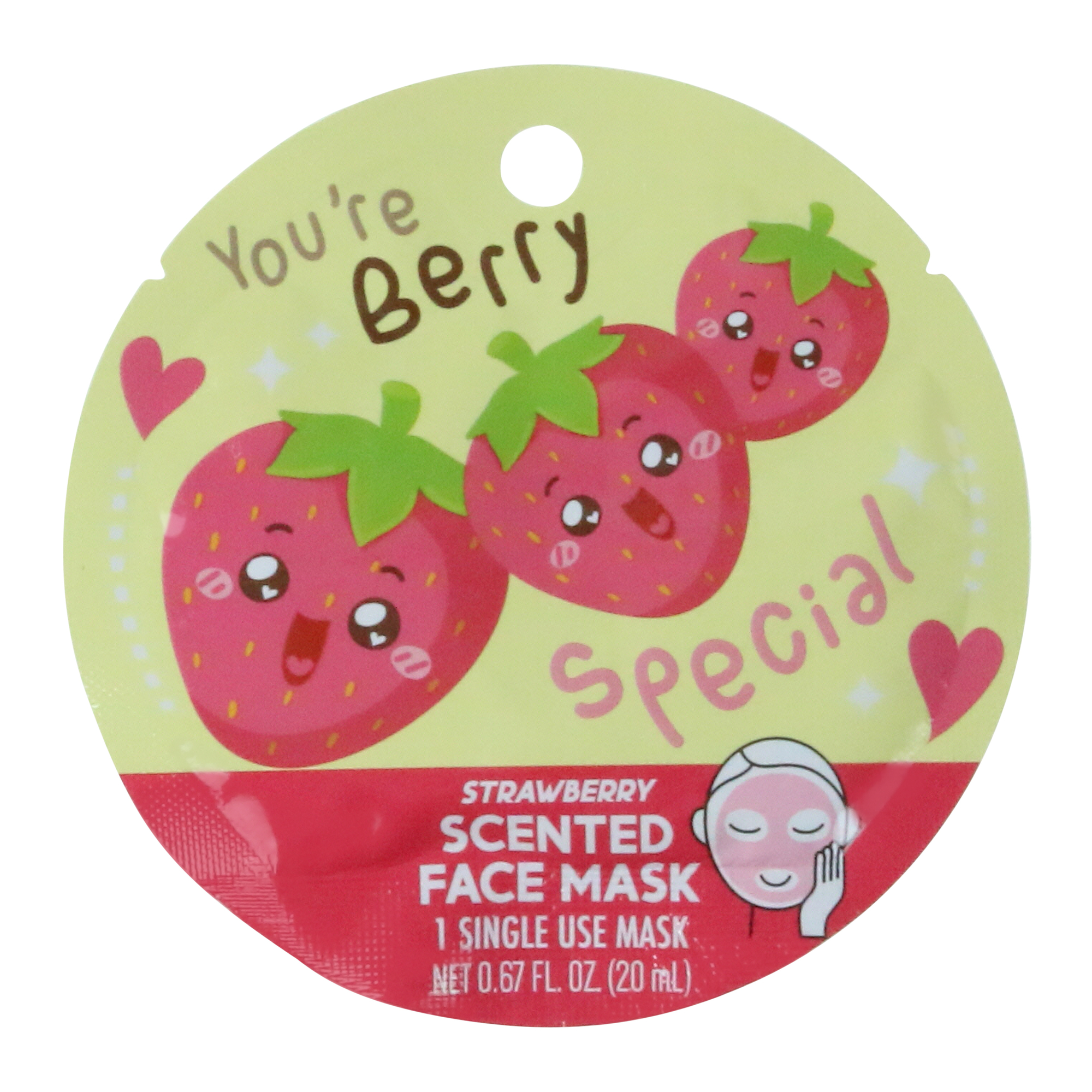 'You'Re Berry Special' Strawberry-Scented Sheet Mask