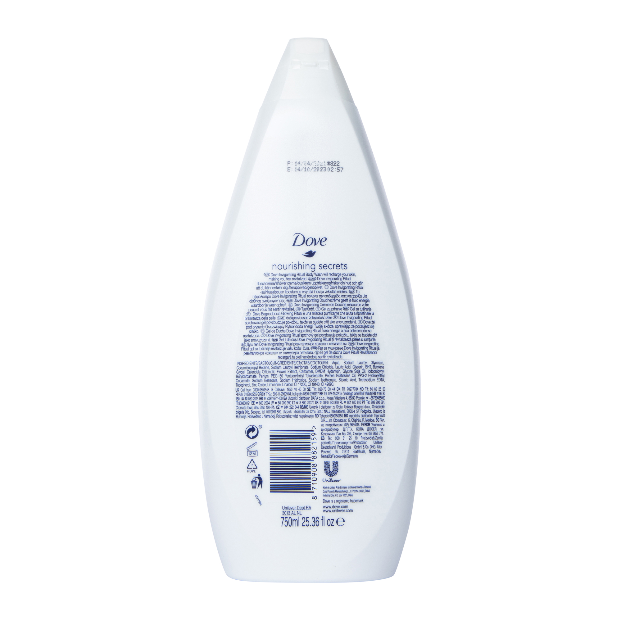 Dove® Nourishing Secrets invigorating Ritual Body Wash 25.36oz