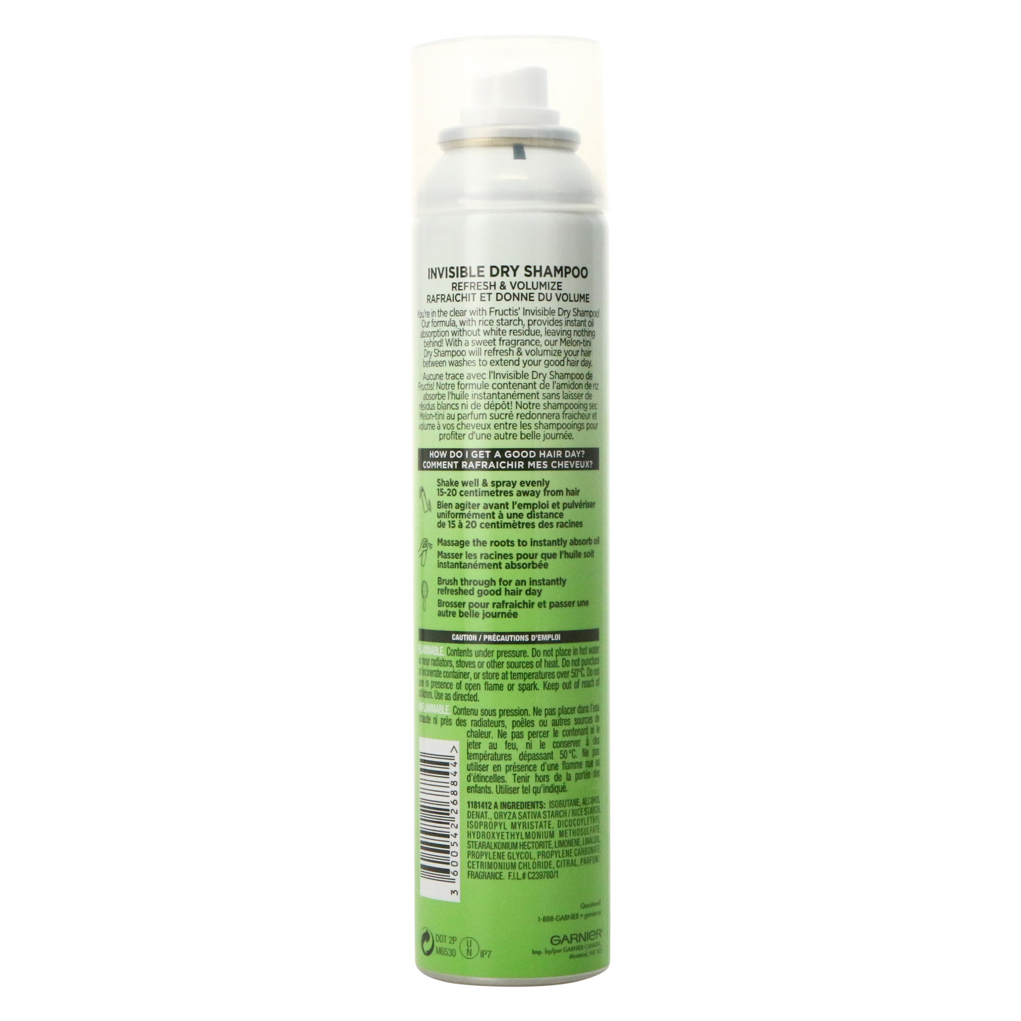 Garnier® Fructis® invisible Dry Shampoo Melon-Tini Scent 4.4oz
