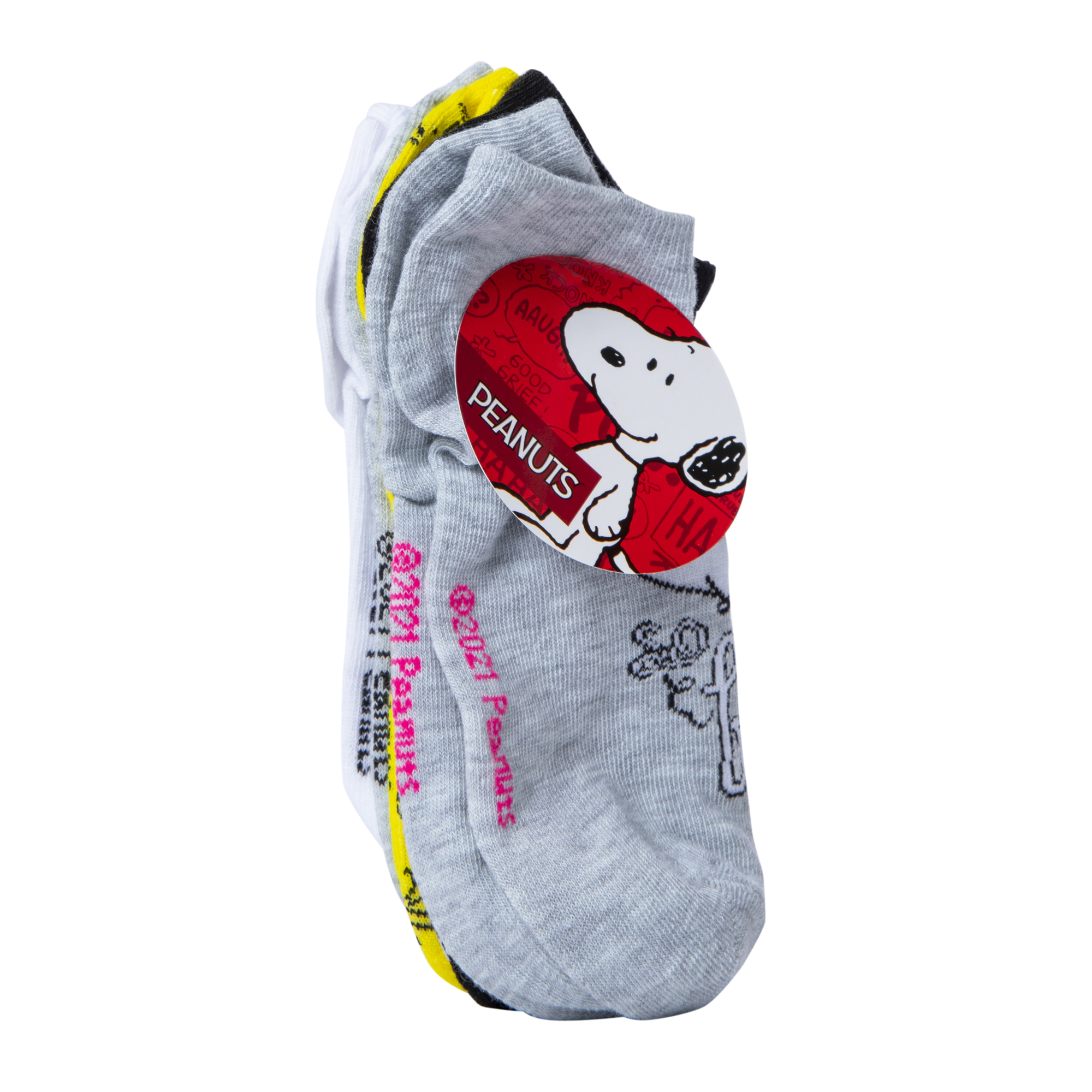 Ladies Peanuts© Snoopy™ No Show Socks 5-Pack