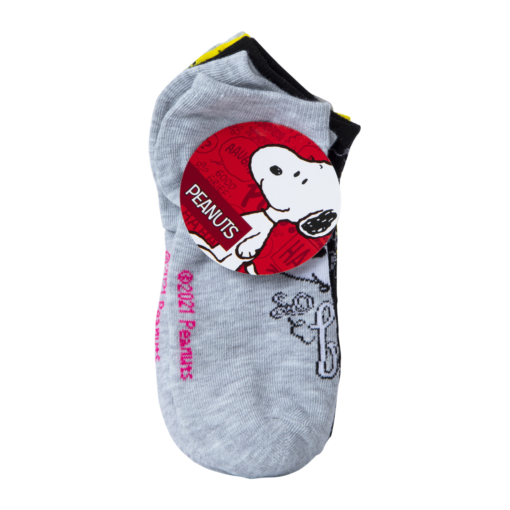 Ladies Peanuts© Snoopy™ No Show Socks 5-Pack